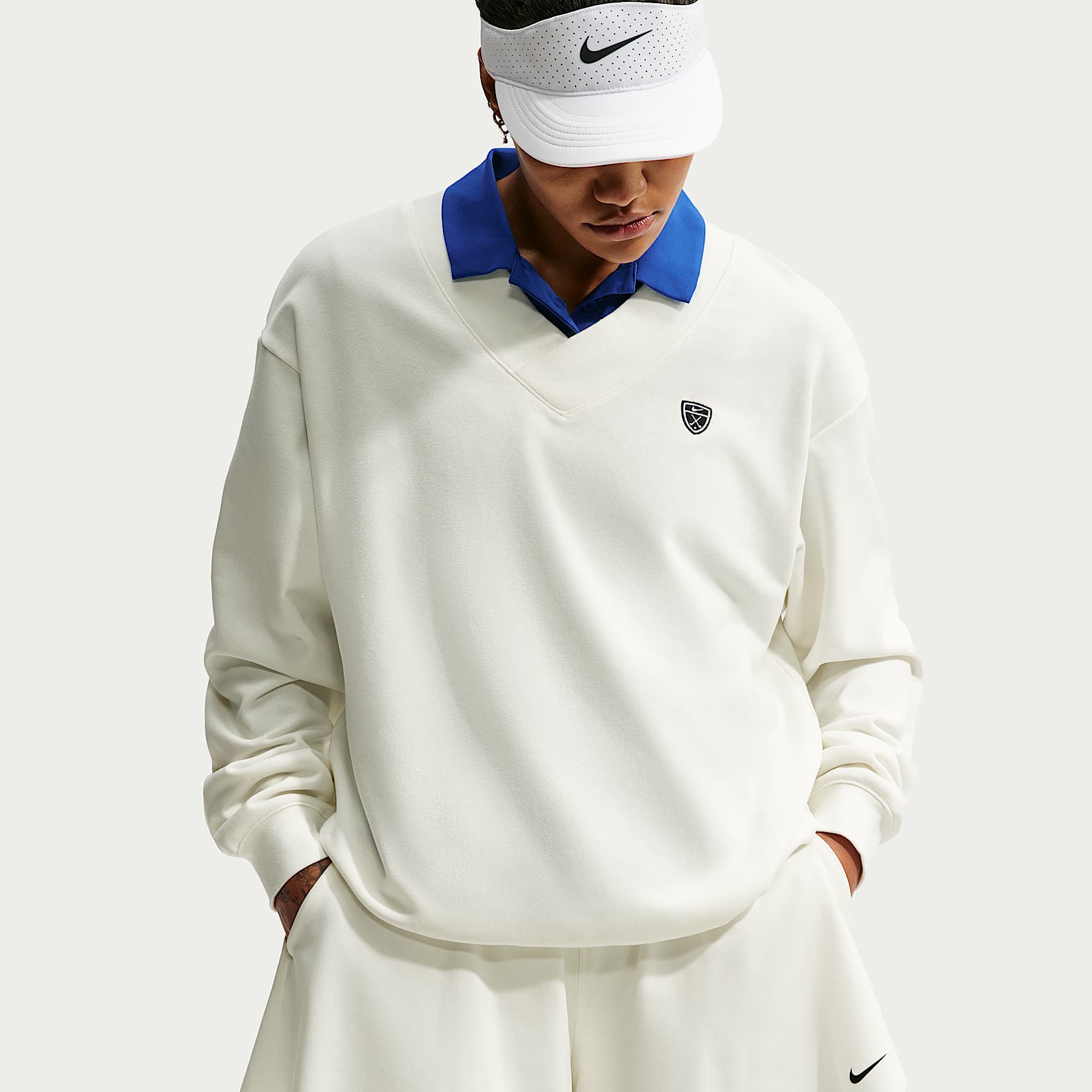 Nike Fairway Fresh Dri-FIT-fleecegolftrøje til kvinder