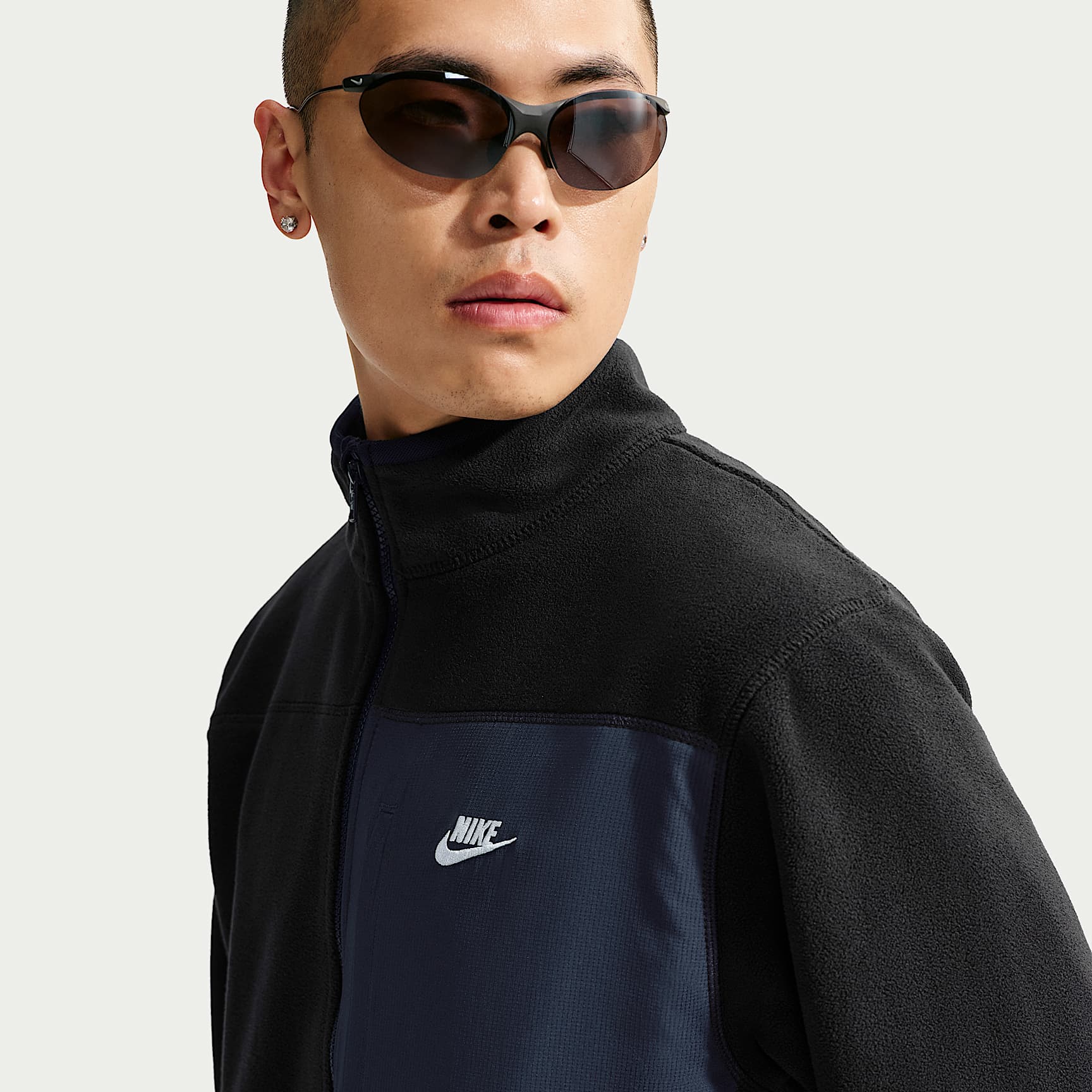 나이키 클럽 남성 써마 핏 풀집 재킷