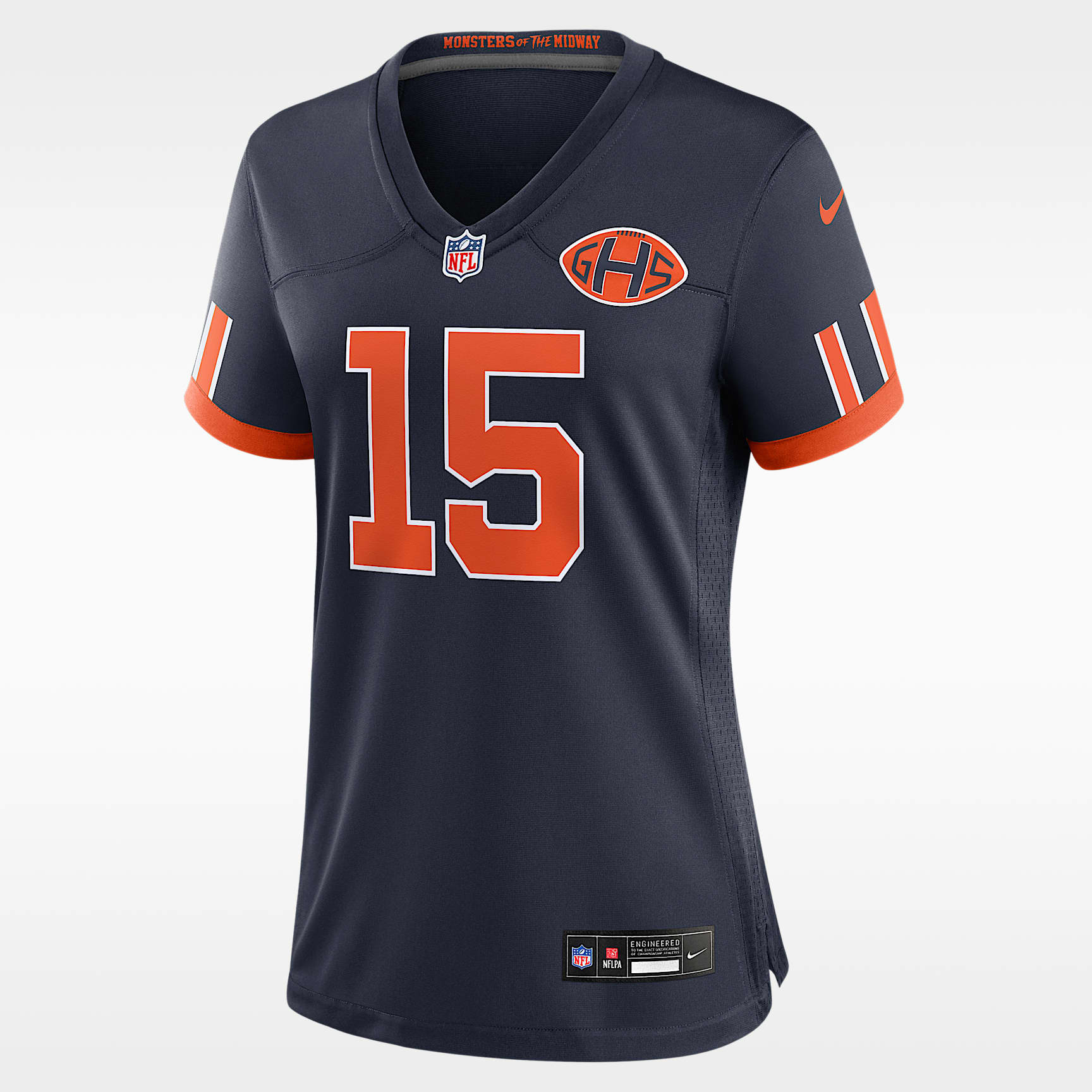 Rome Odunze Chicago Bears Rivalries Collection Women's Nike NFL Game Jersey