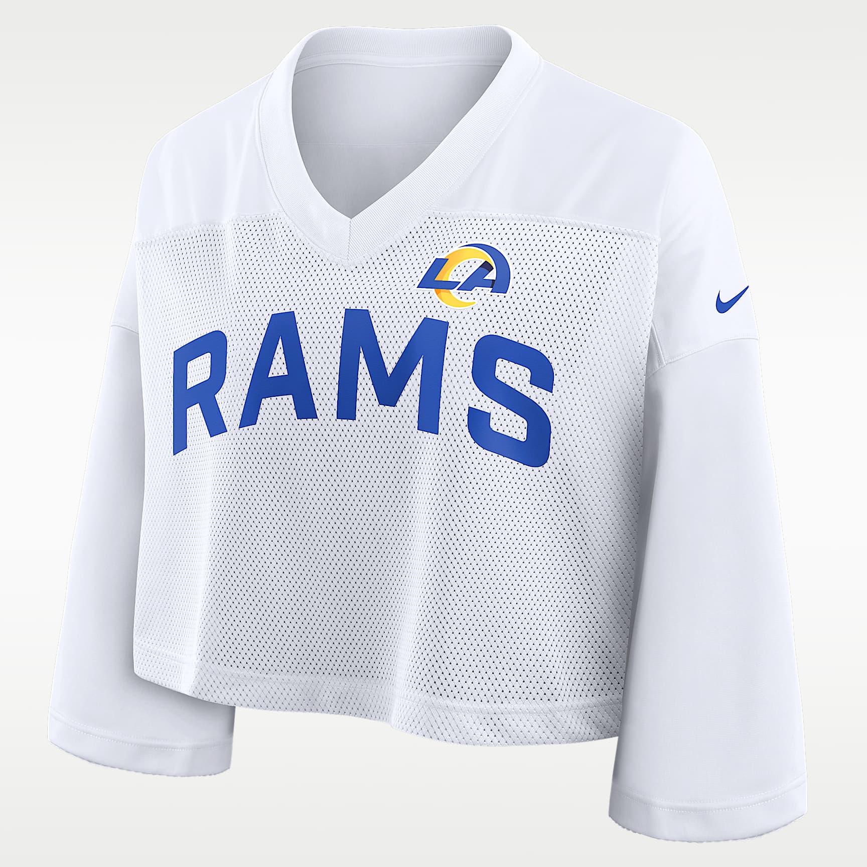 Los Angeles Rams Wide Receiver Women's Nike Dri-FIT NFL Cropped Jersey