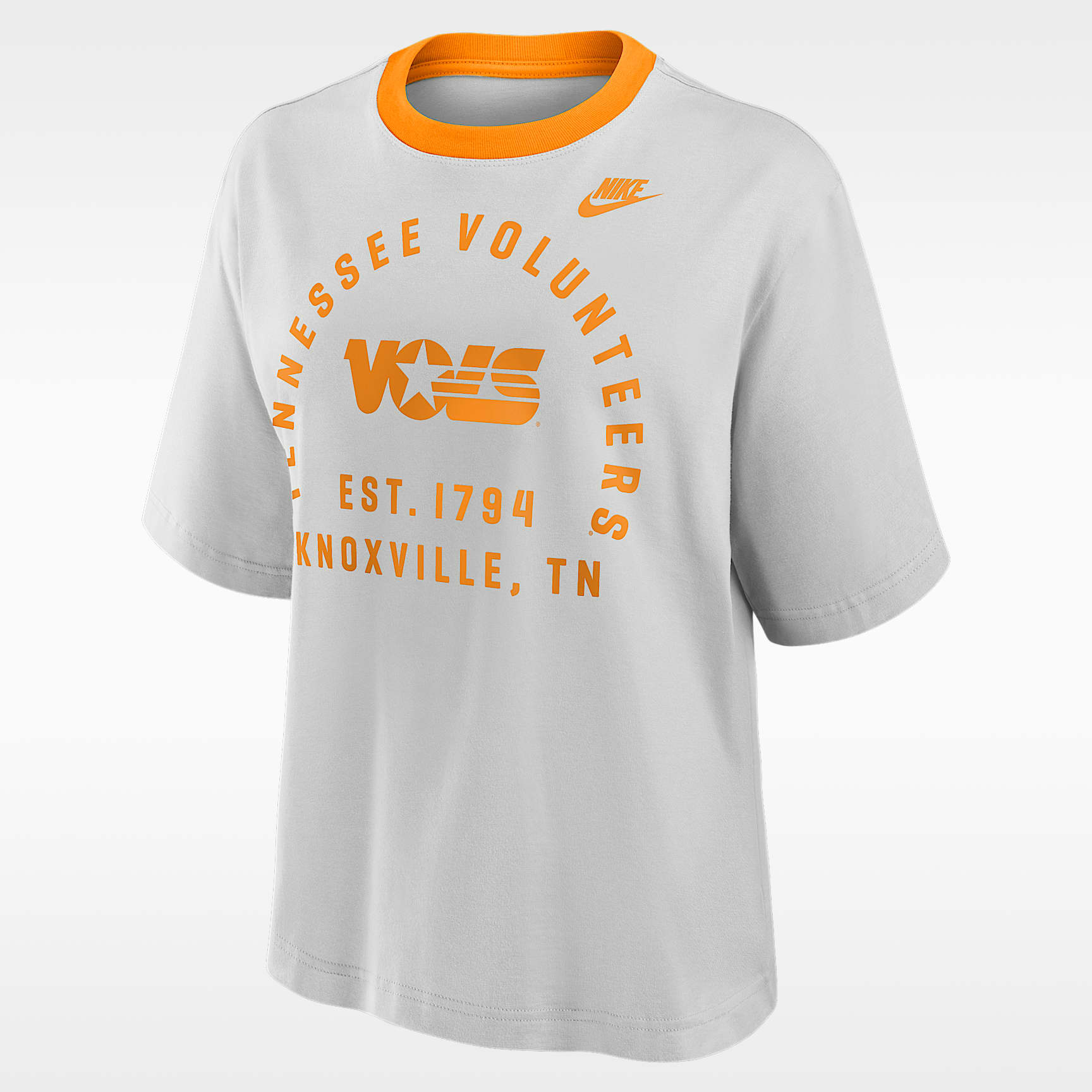 Tennessee Legacy Arch Script Boxy Women's Nike College T-Shirt