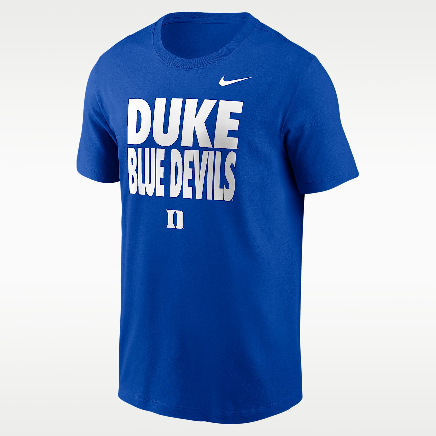 Playera de manga larga universitaria Nike Dri-FIT para hombre Duke Sideline Slogan