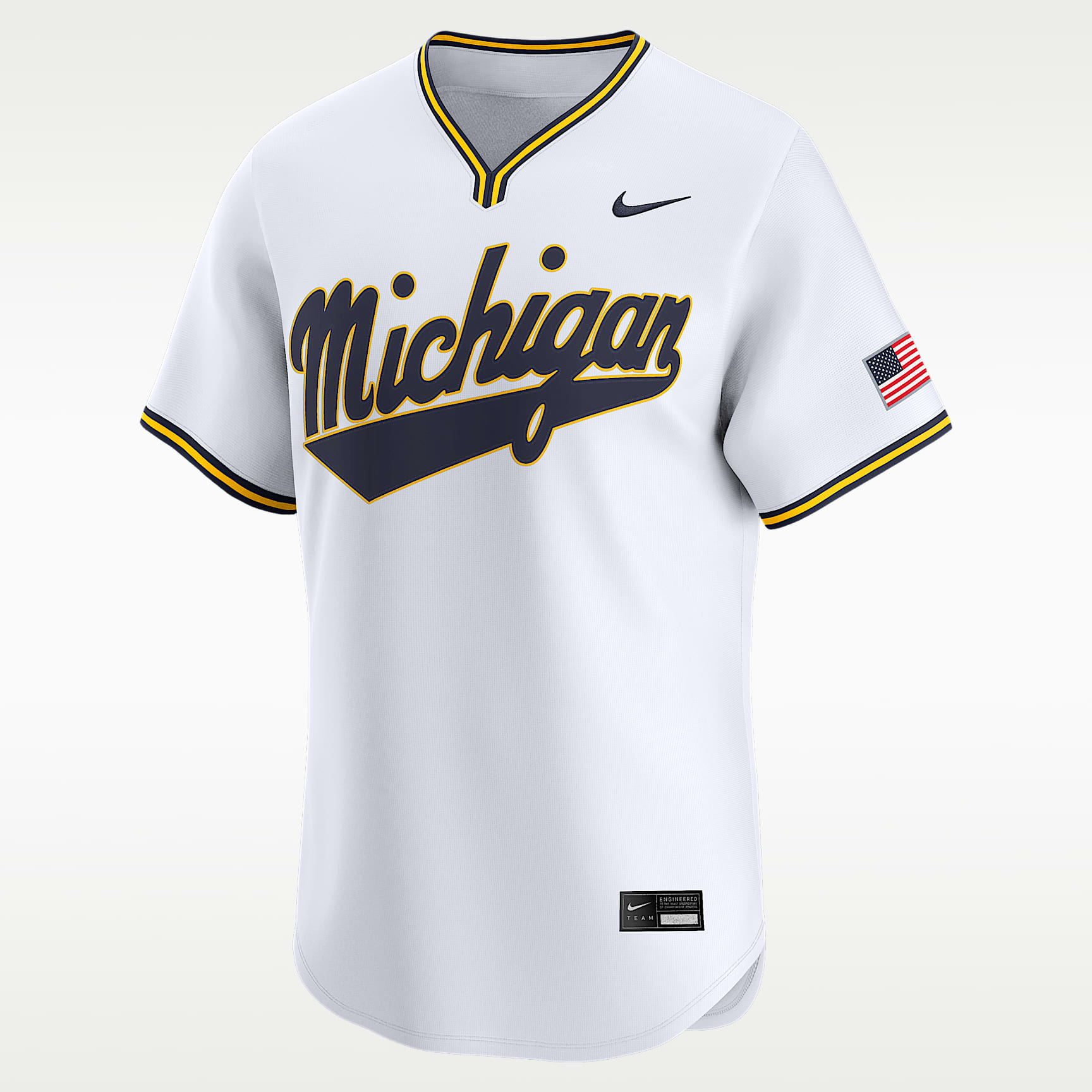 Michigan Men's Nike College Limited Baseball Jersey