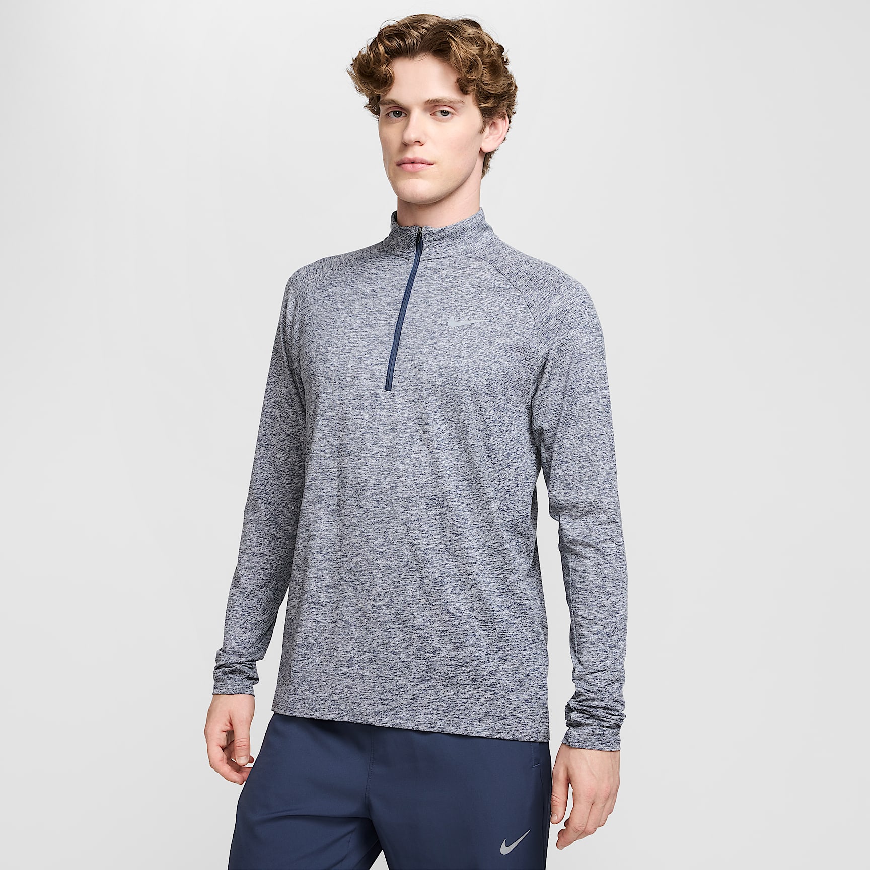 Playera de correr Nike Stride Dri-FIT de medio cierre para hombre
