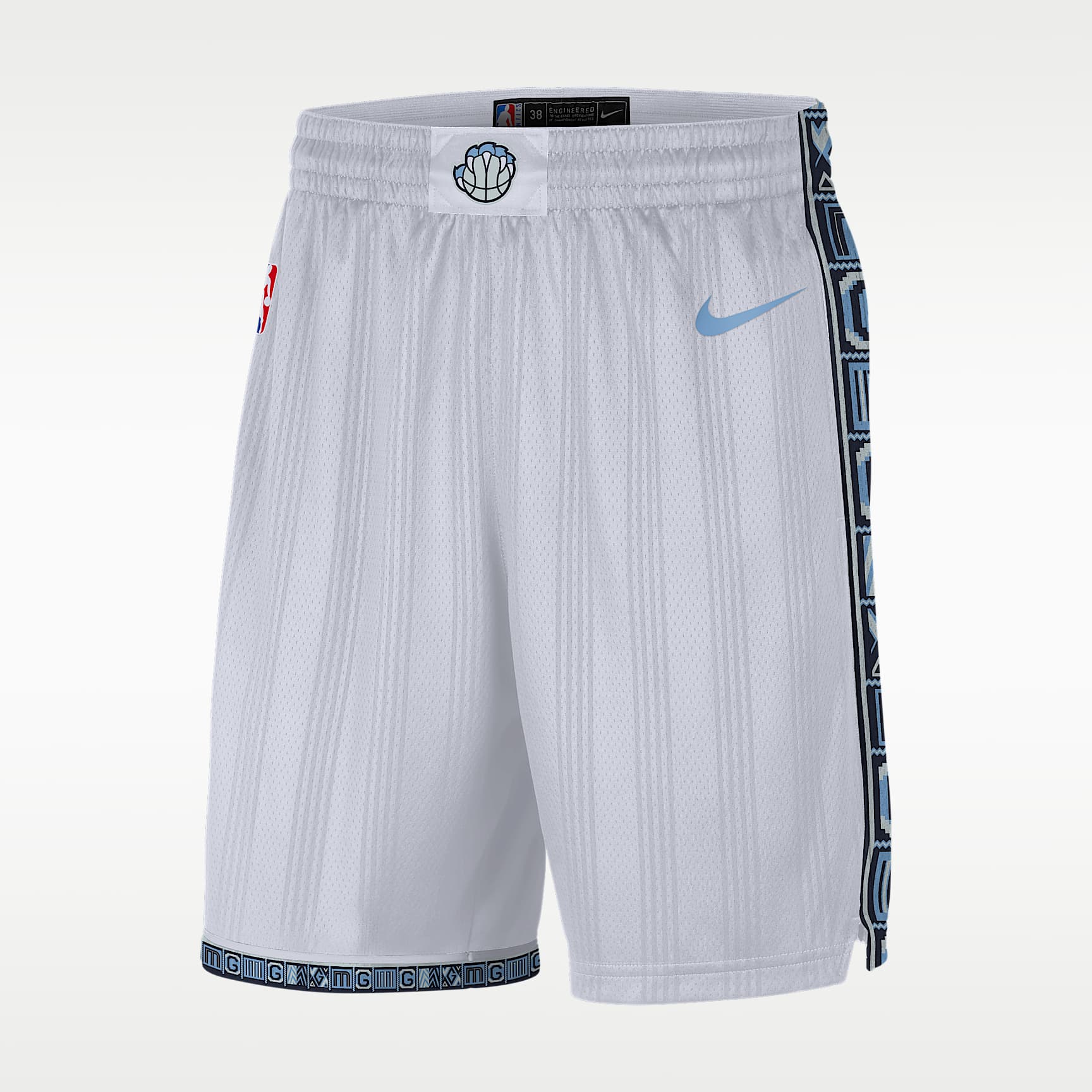 Shorts de alero polivalente de la NBA para hombre Nike Dri-FIT de los Memphis Grizzlies de la colección City Edition