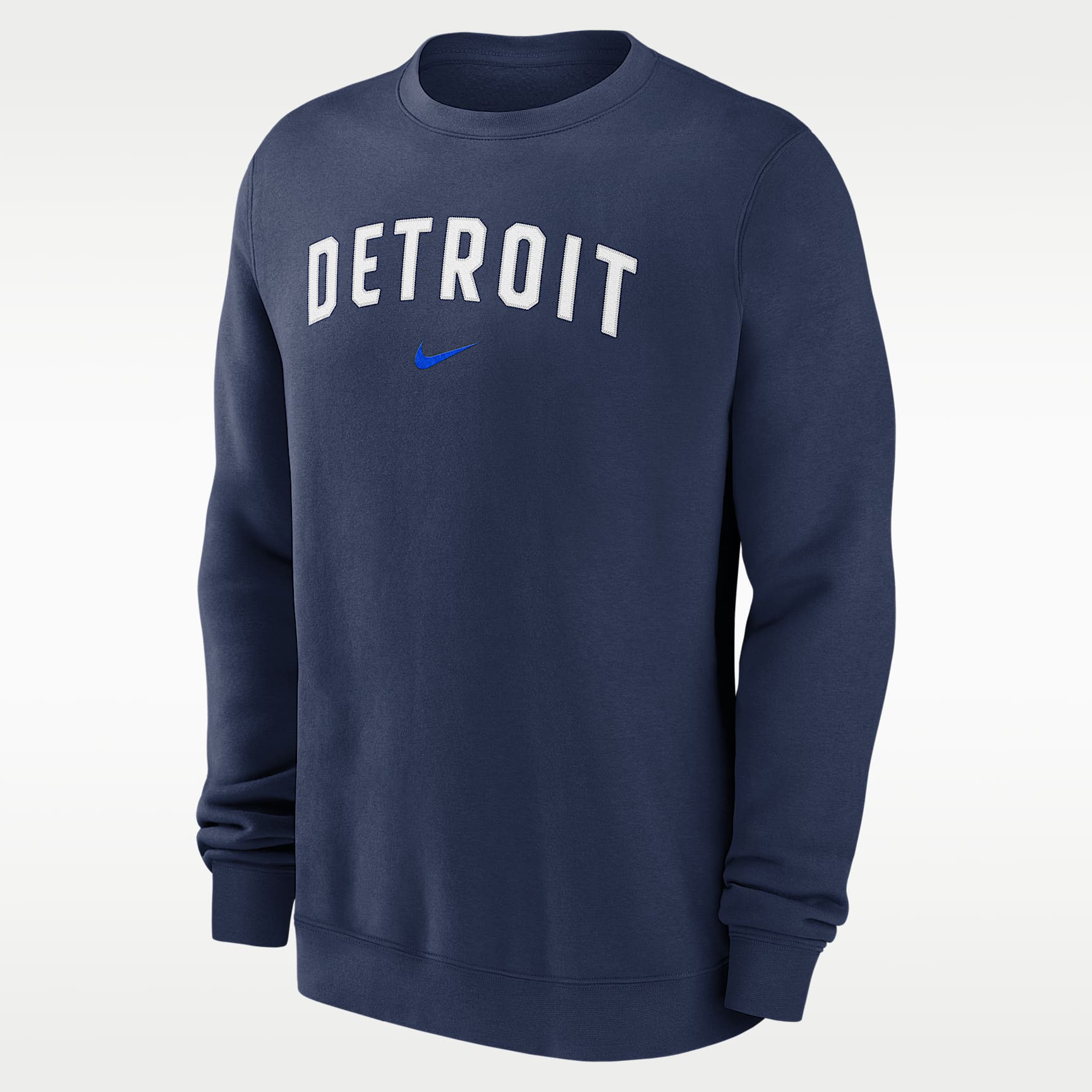 Detroit Tigers 2-Hit Men's Nike MLB Pullover Crew