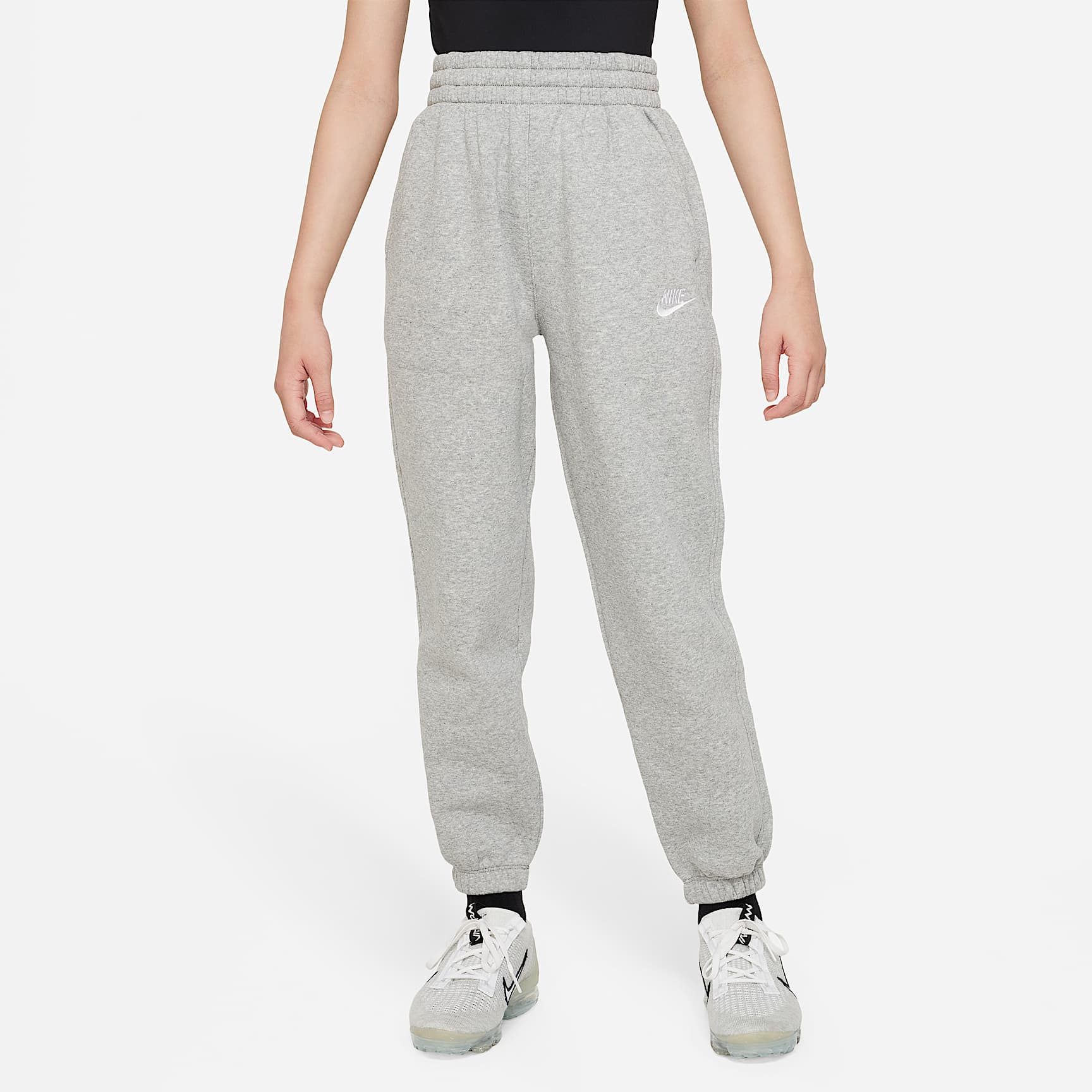 Pants holgados para niños talla grande Nike Sportswear Club Fleece