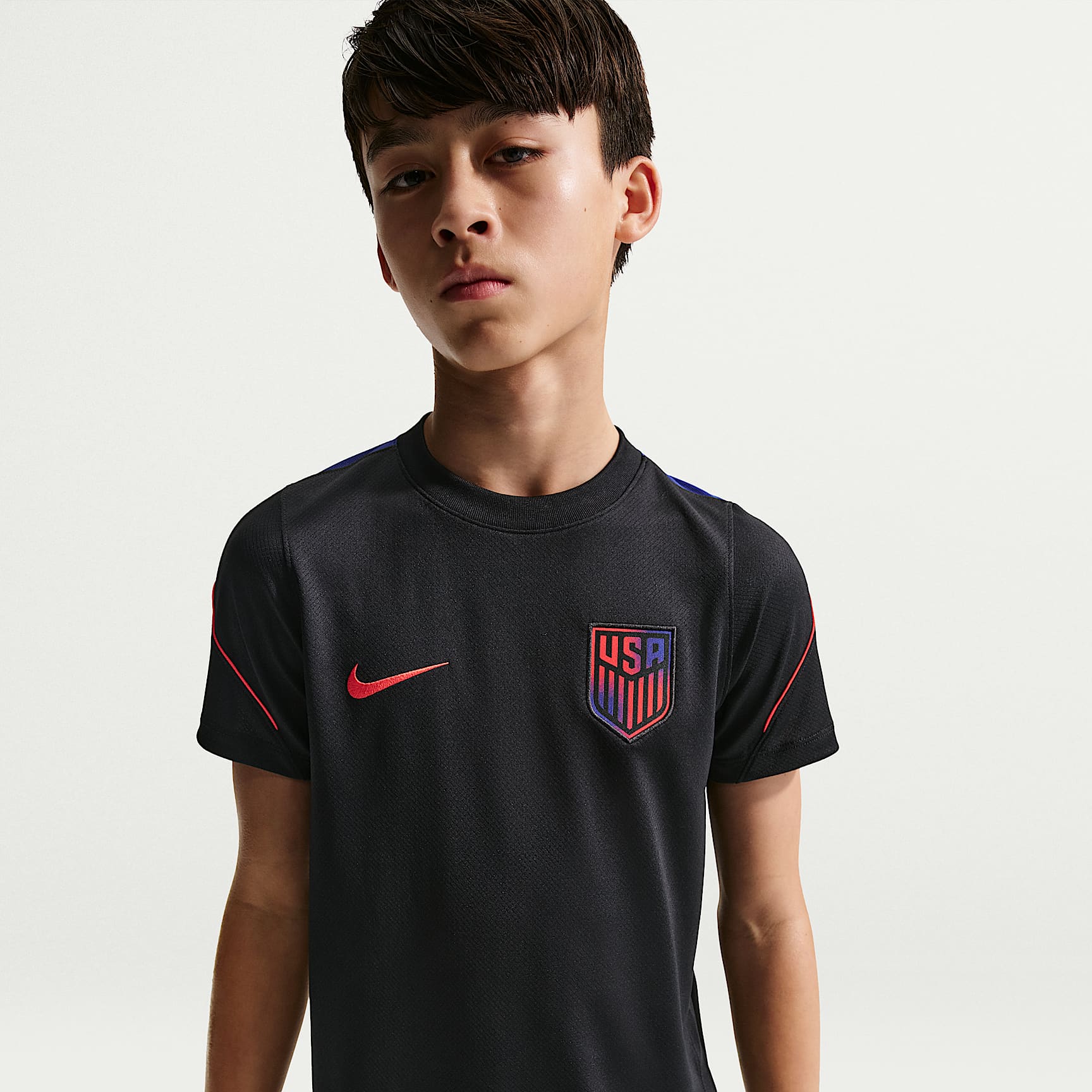 USMNT Strike Big Kids' Nike Soccer Dri-FIT Short-Sleeve Top