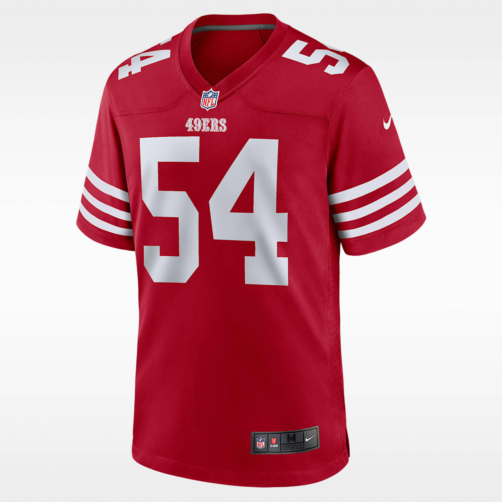 Jersey de fútbol americano Game para hombre NFL San Francisco 49ers (Fred Warner)