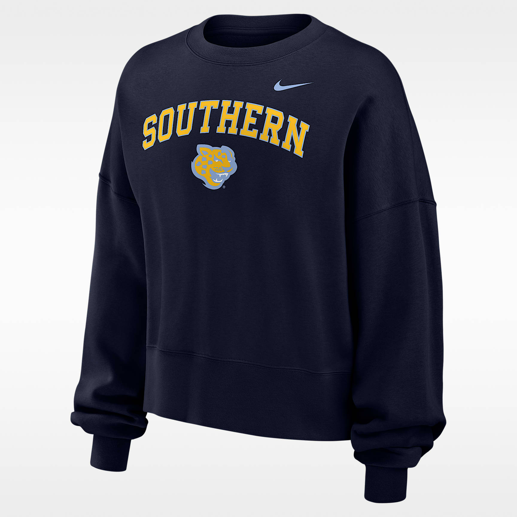 Nike College (Southern University and A&M) Women's Phoenix Fleece Crewneck Sweatshirt