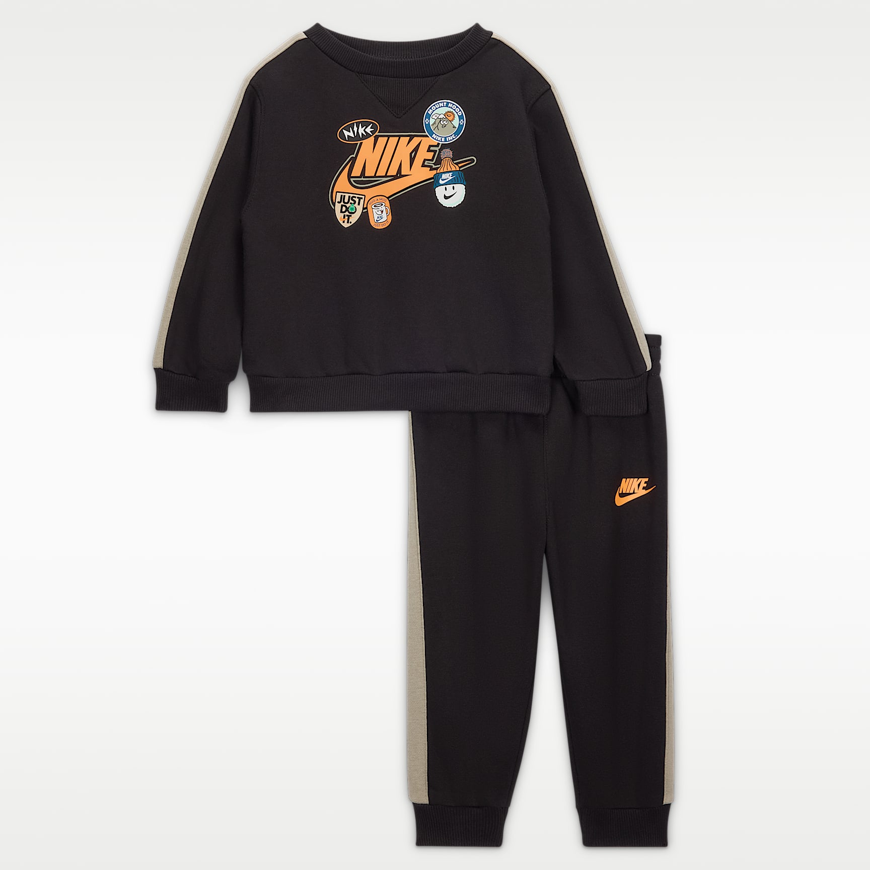 Conjunto de 2 piezas de pants de tejido Fleece para bebé (12-24 meses) Nike
