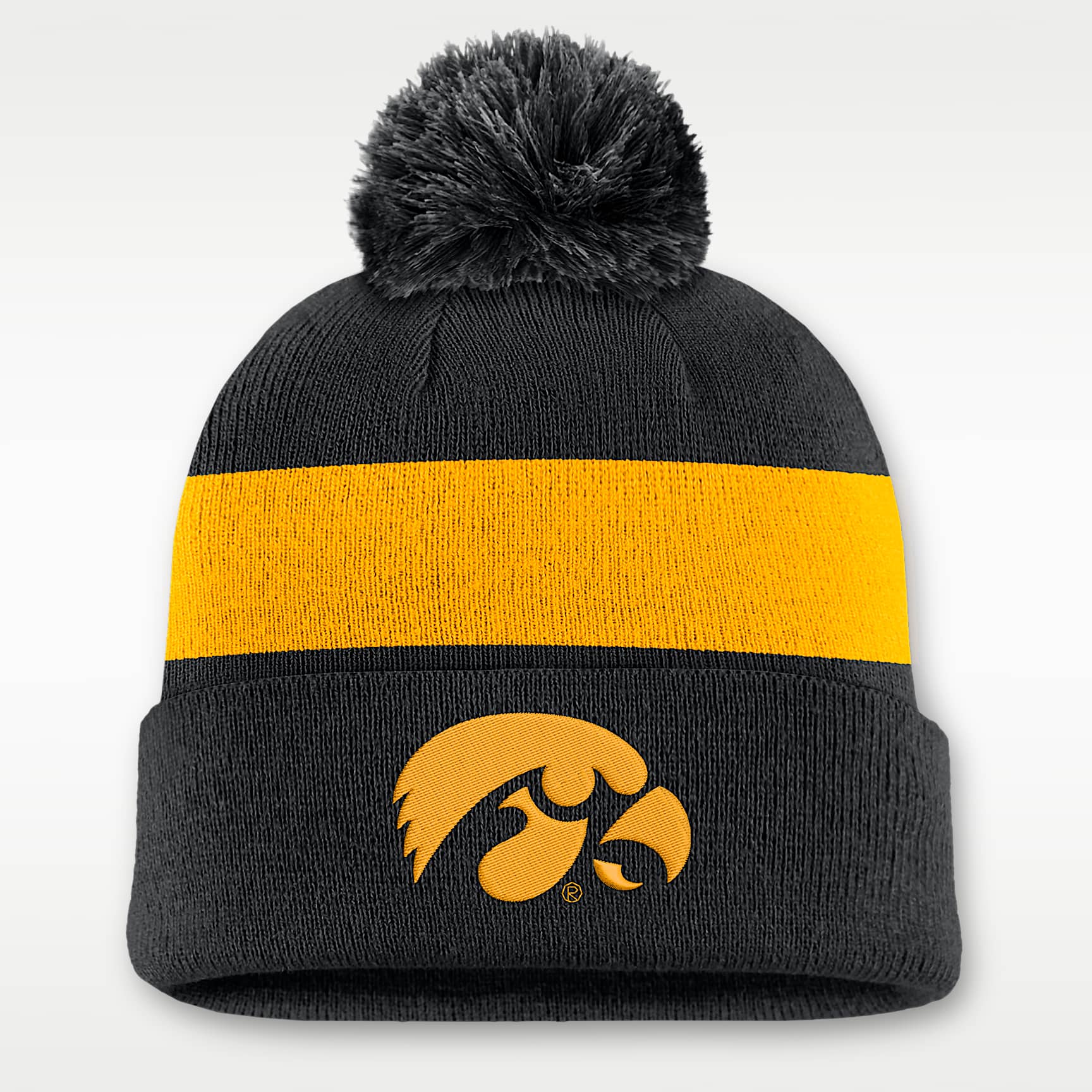 Gorro con dobladillo universitario Nike para hombre Iowa Peak