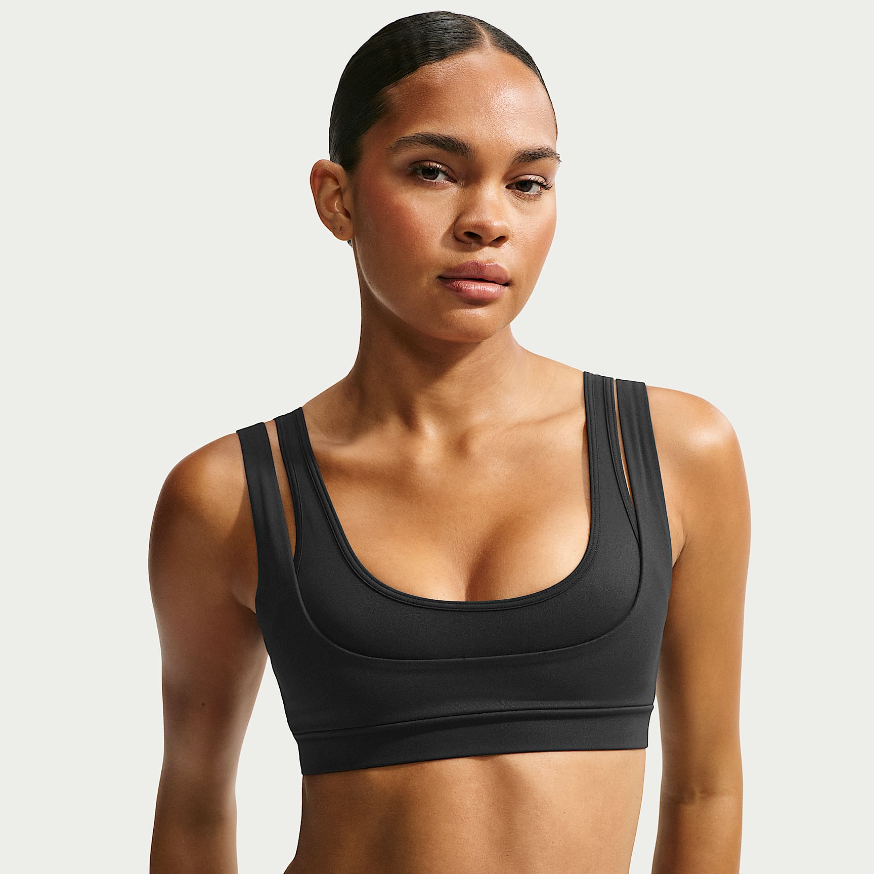Bra de cuello en forma de U con doble tirante para mujer NikeSKIMS Matte