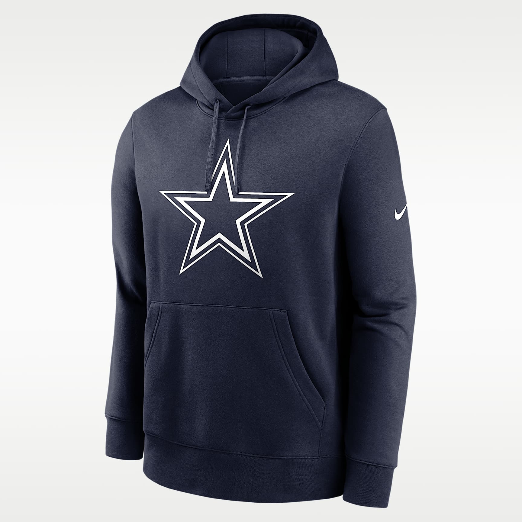 Sudadera con gorro sin cierre Nike de la NFL para hombre Dallas Cowboys Logo Club