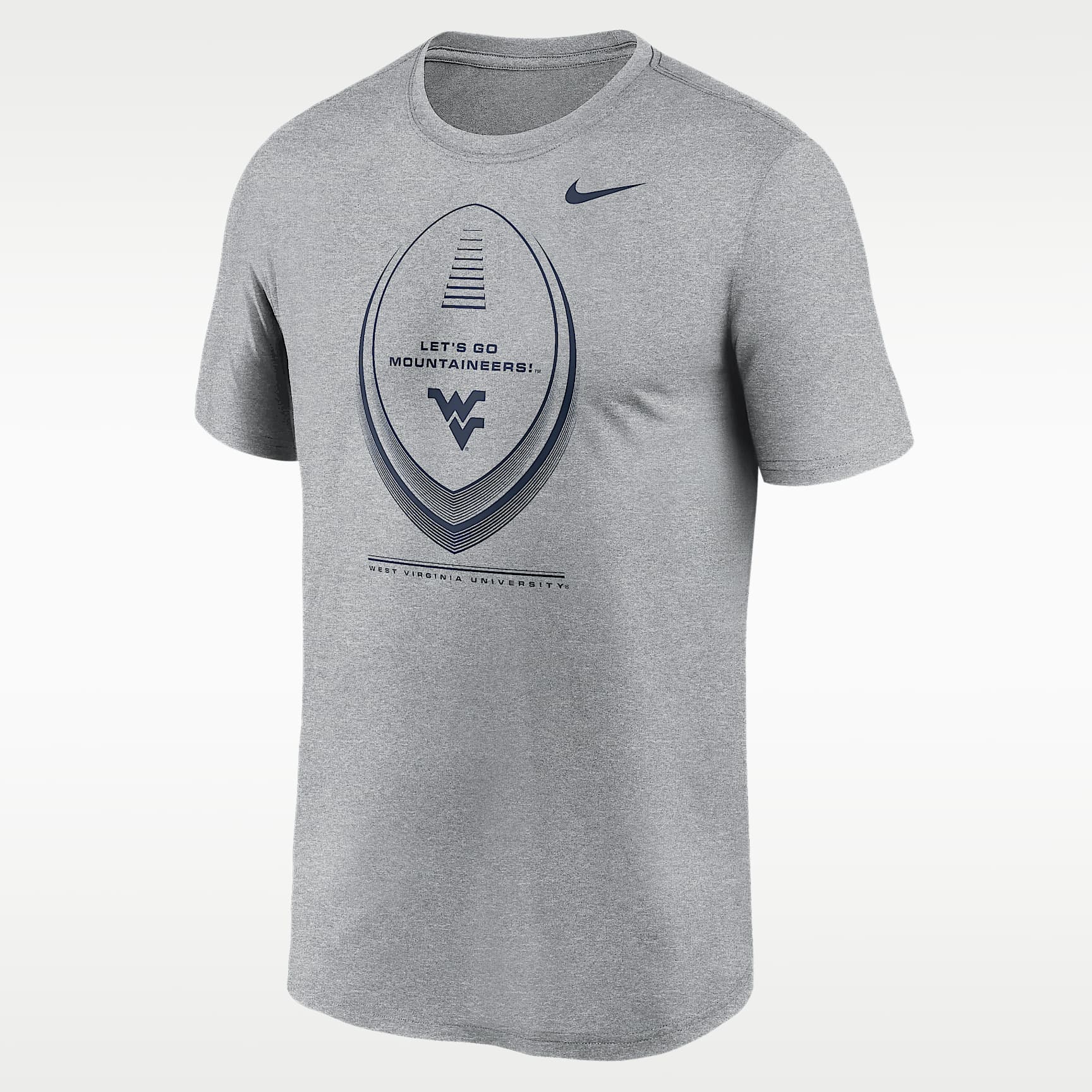 West Virginia Primetime Football Icon Legend Men's Nike Dri-FIT College T-Shirt