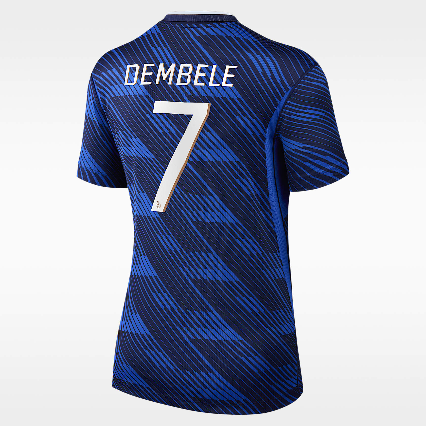 Jersey de fútbol Nike Dri-FIT para mujer Ousmane Dembélé France National Team 2026 Stadium Home