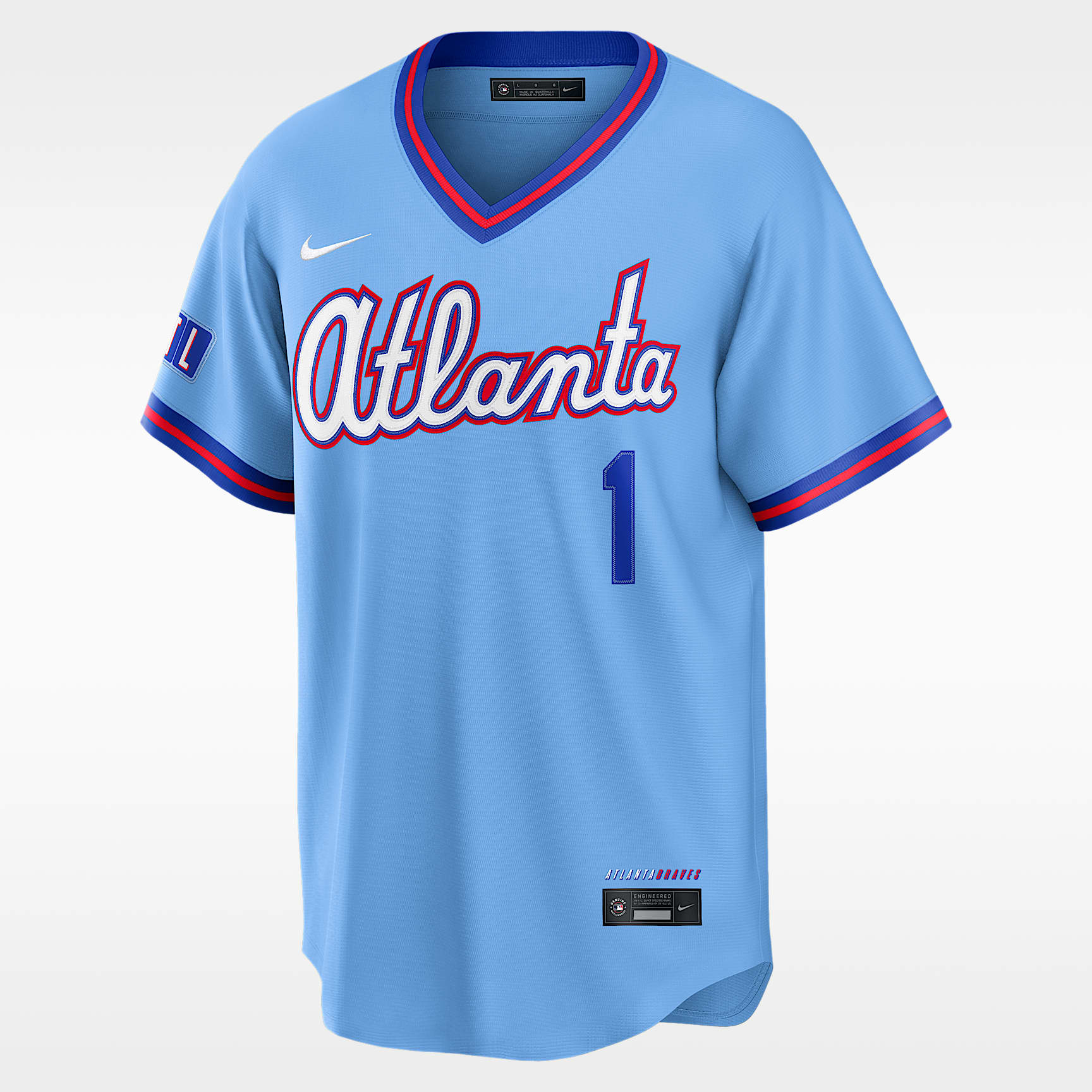 Ozzie Albies Atlanta Braves City Connect Men's Nike MLB Stadium Jersey