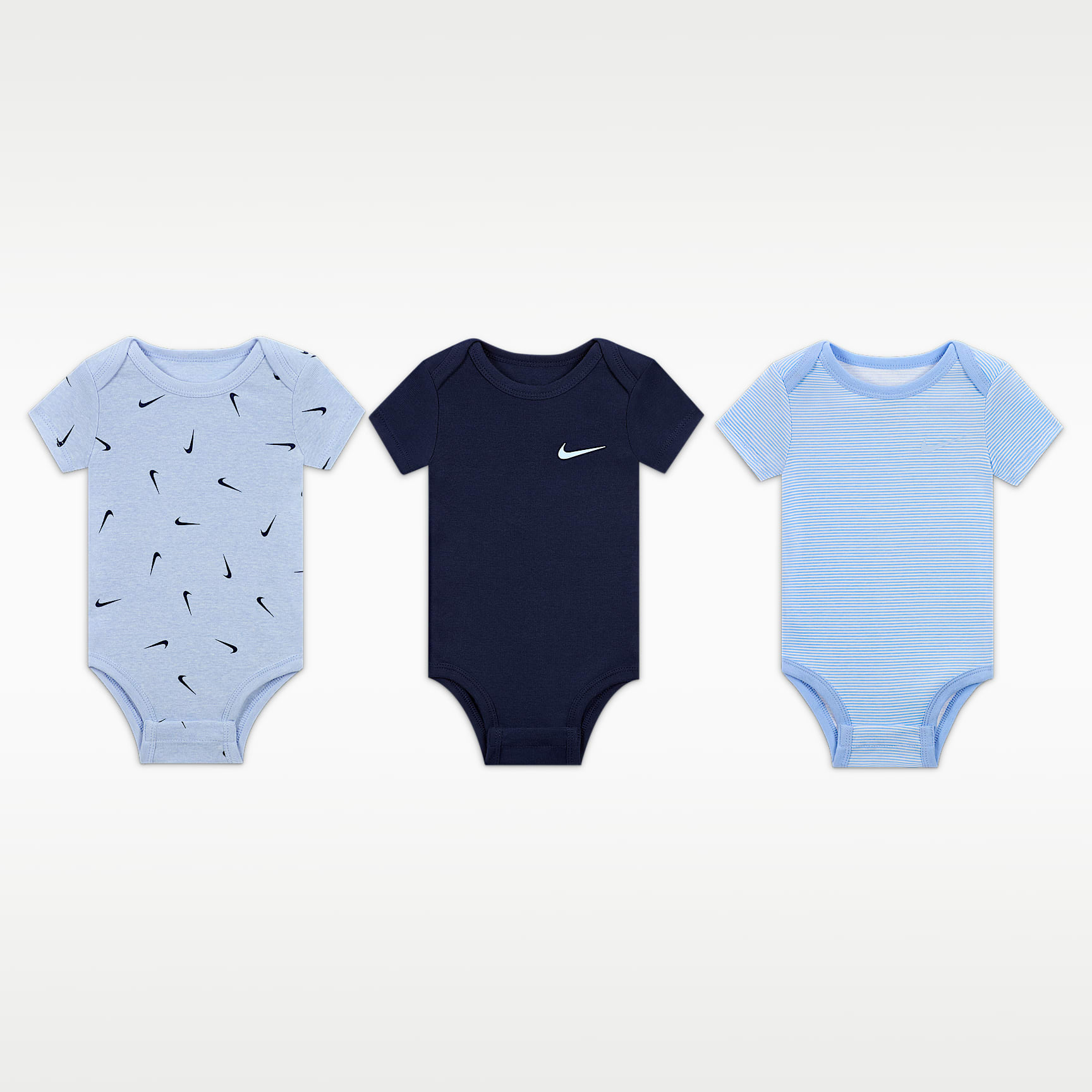 Nike E1D1 Baby Mix and Match Bodysuits (3-Pack)