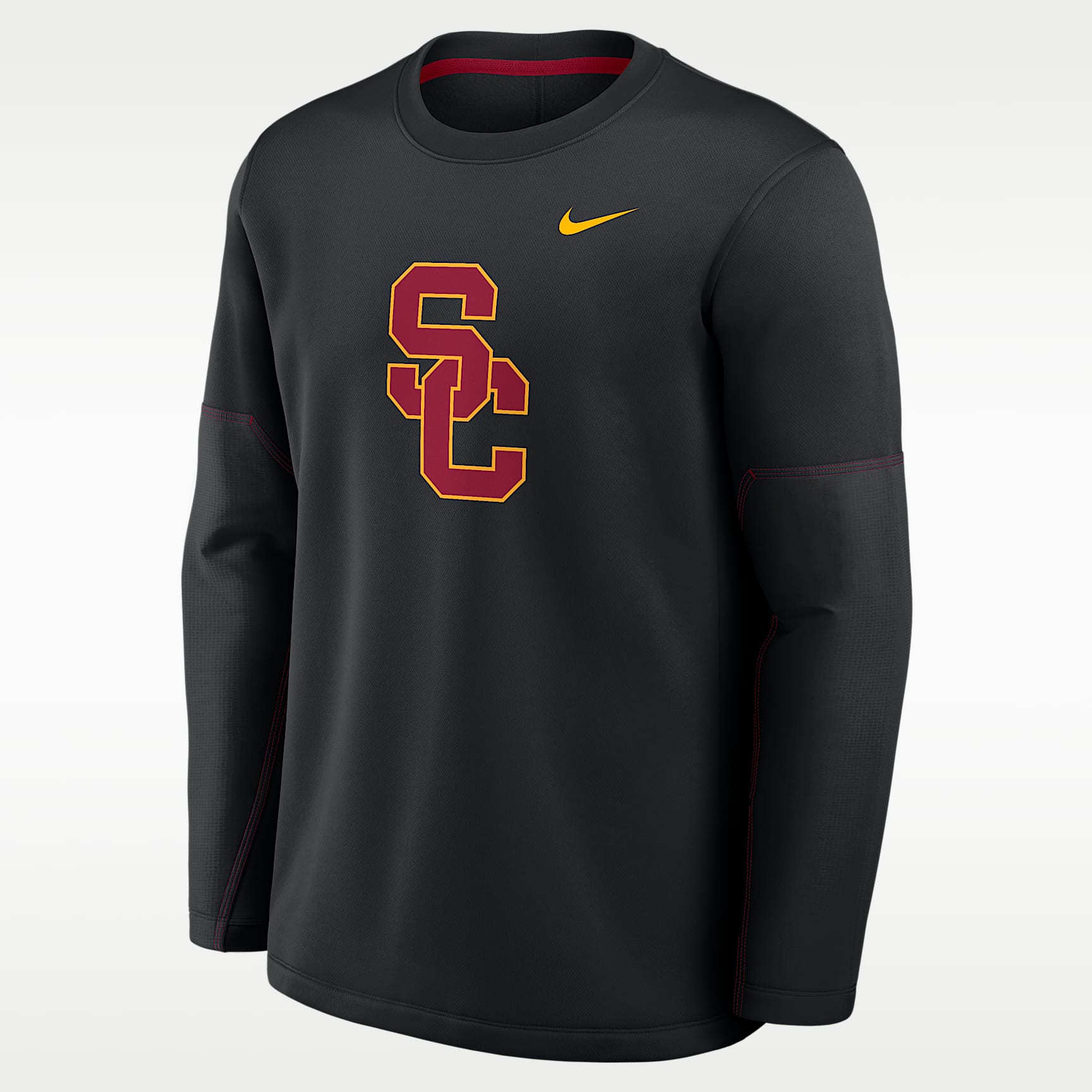 USC Sideline Coaches Men's Nike Therma-FIT College Long-Sleeve T-Shirt