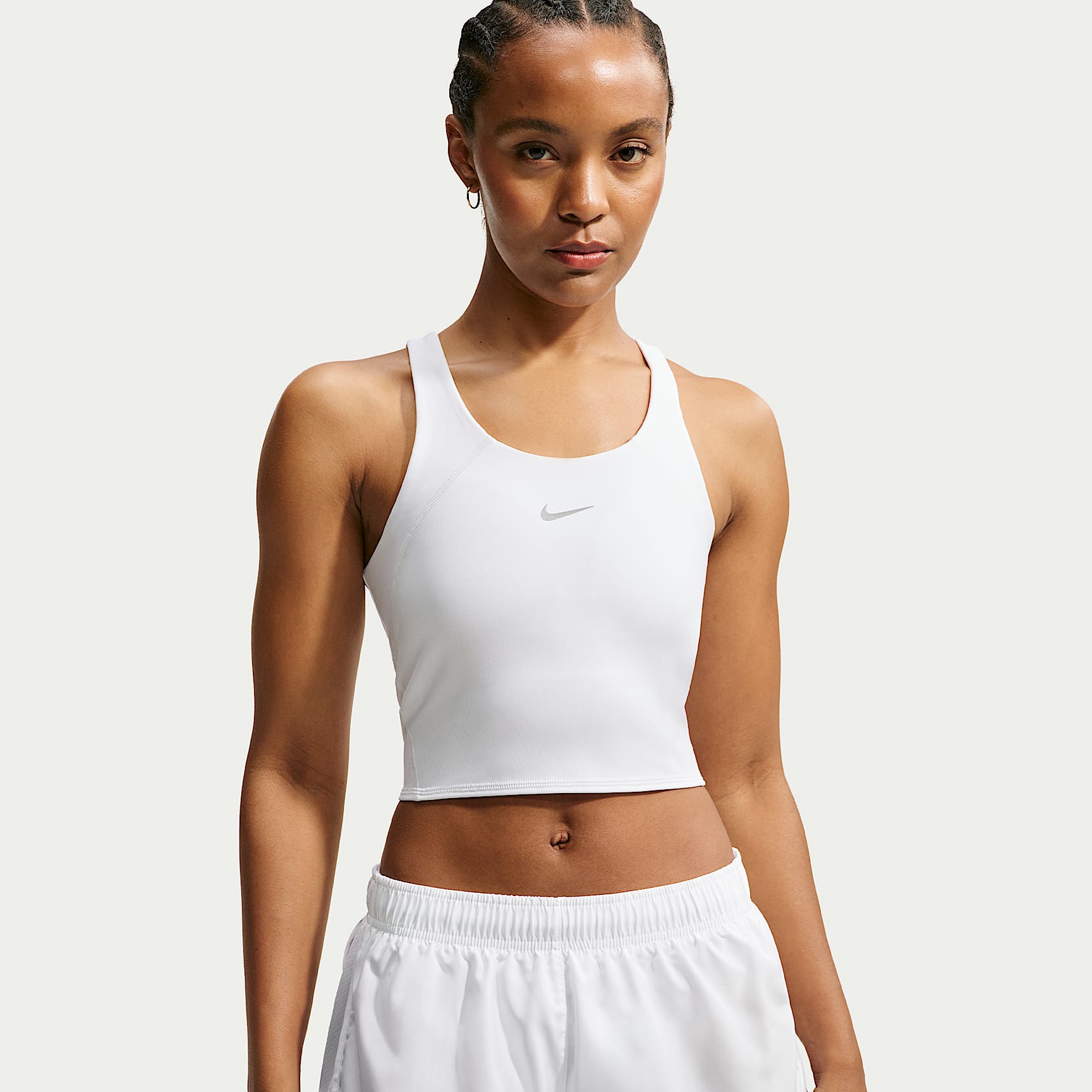 Nike Tempo Women's Medium-Support Cropped Sports Bra Tank Top