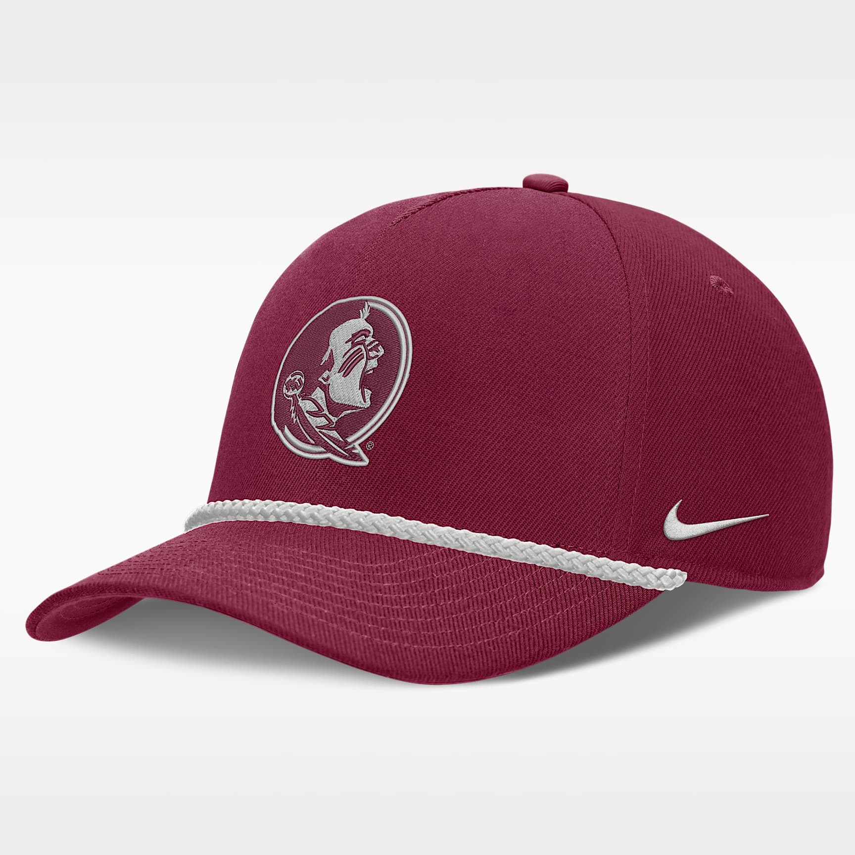 Florida State Sideline Rope Rise Men's Nike College Adjustable Hat