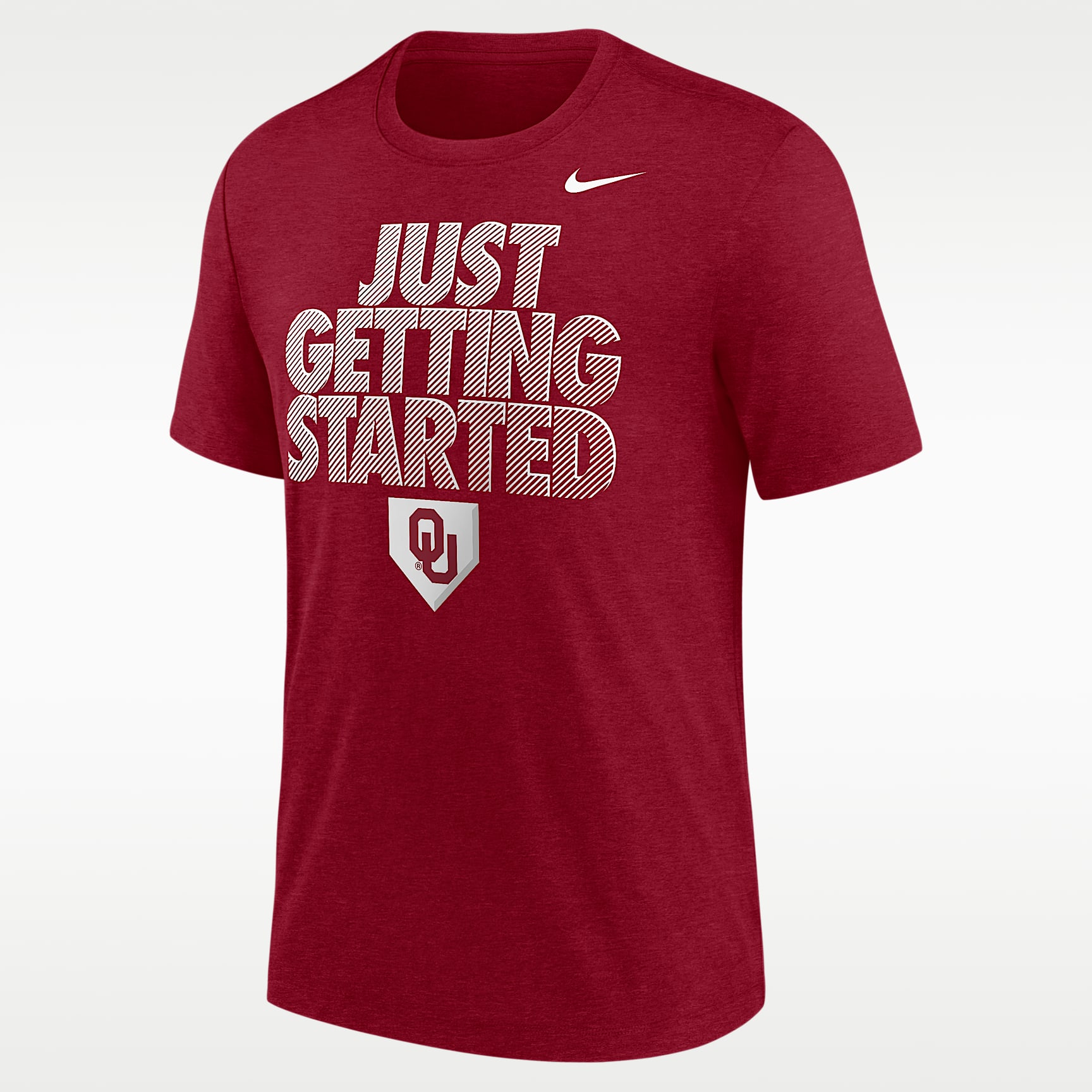 Playera de béisbol de manga corta para hombre Nike College (Oklahoma Sooners)