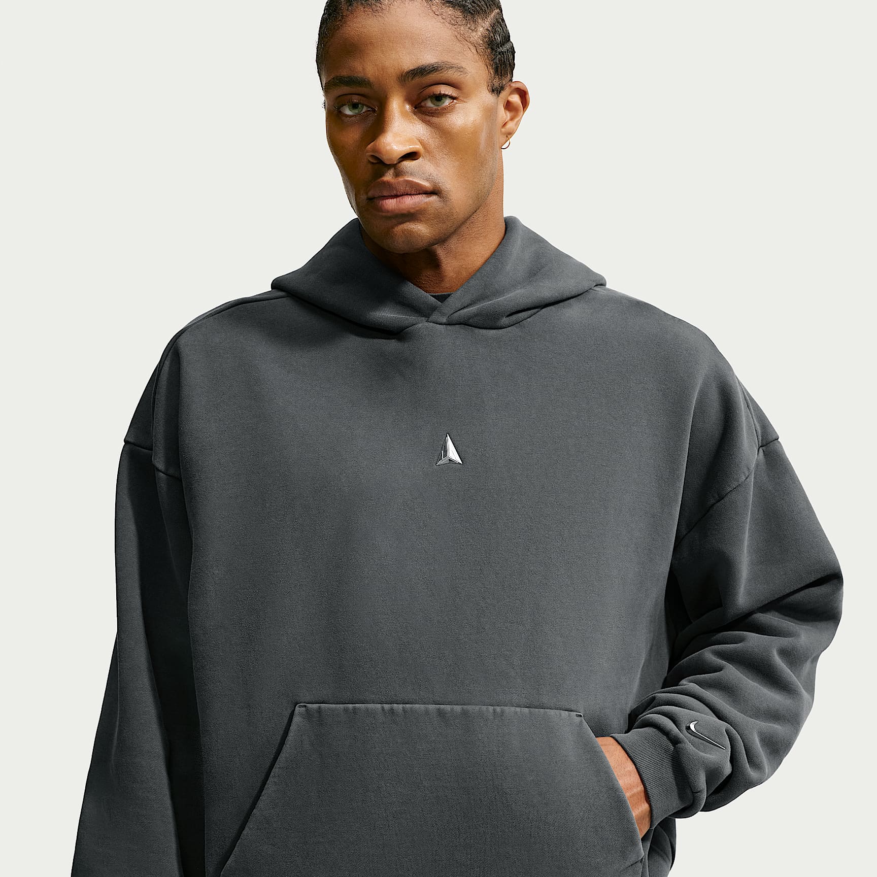 Ja Standard Issue Men's Therma-FIT Fleece Pullover Basketball Hoodie