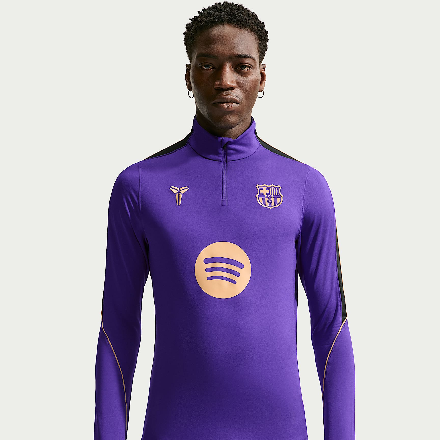 FC Barcelona Strike Away Men's Kobe Dri-FIT Soccer Knit Drill Top