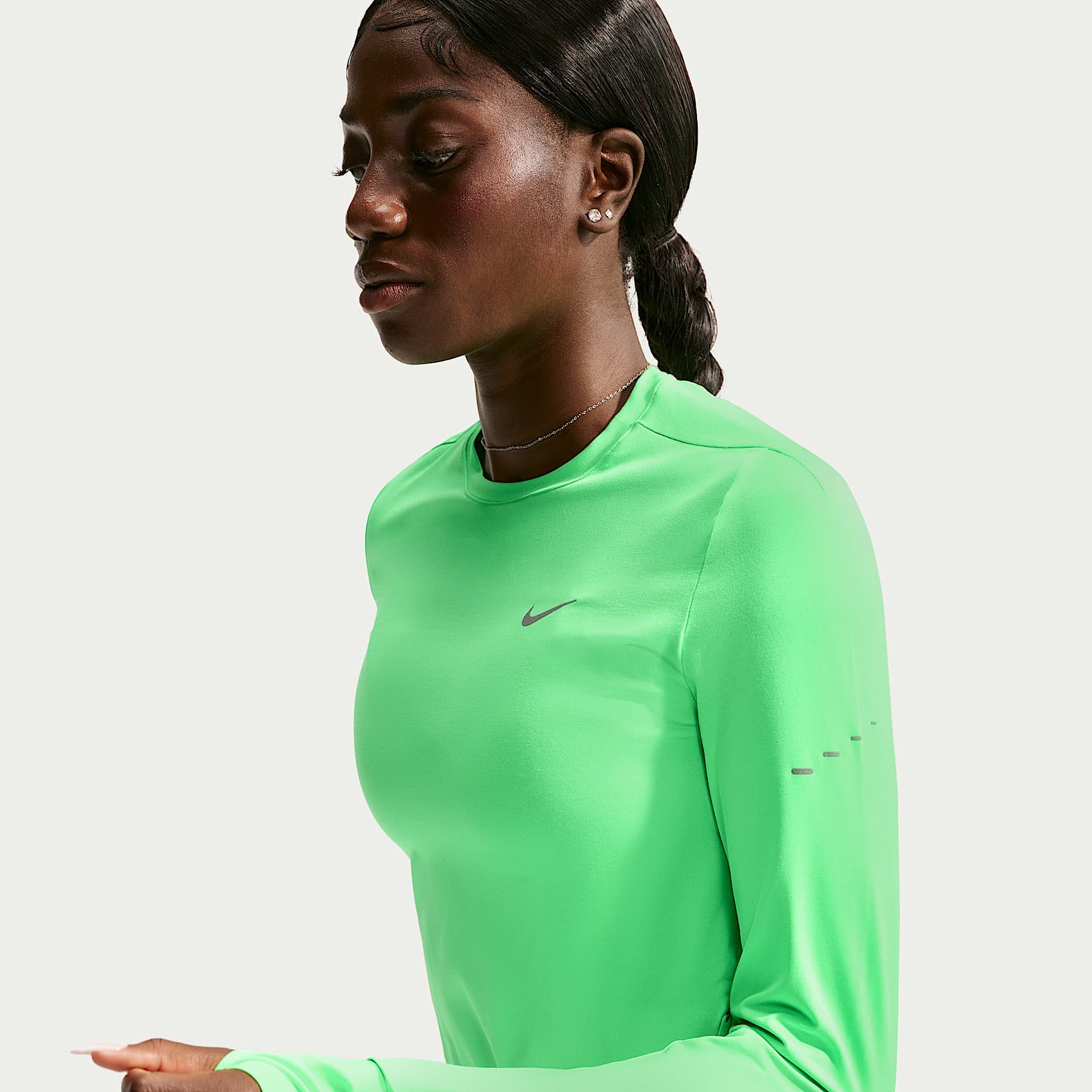 Nike Swift langermet Dri-FIT UV løpeoverdel til dame