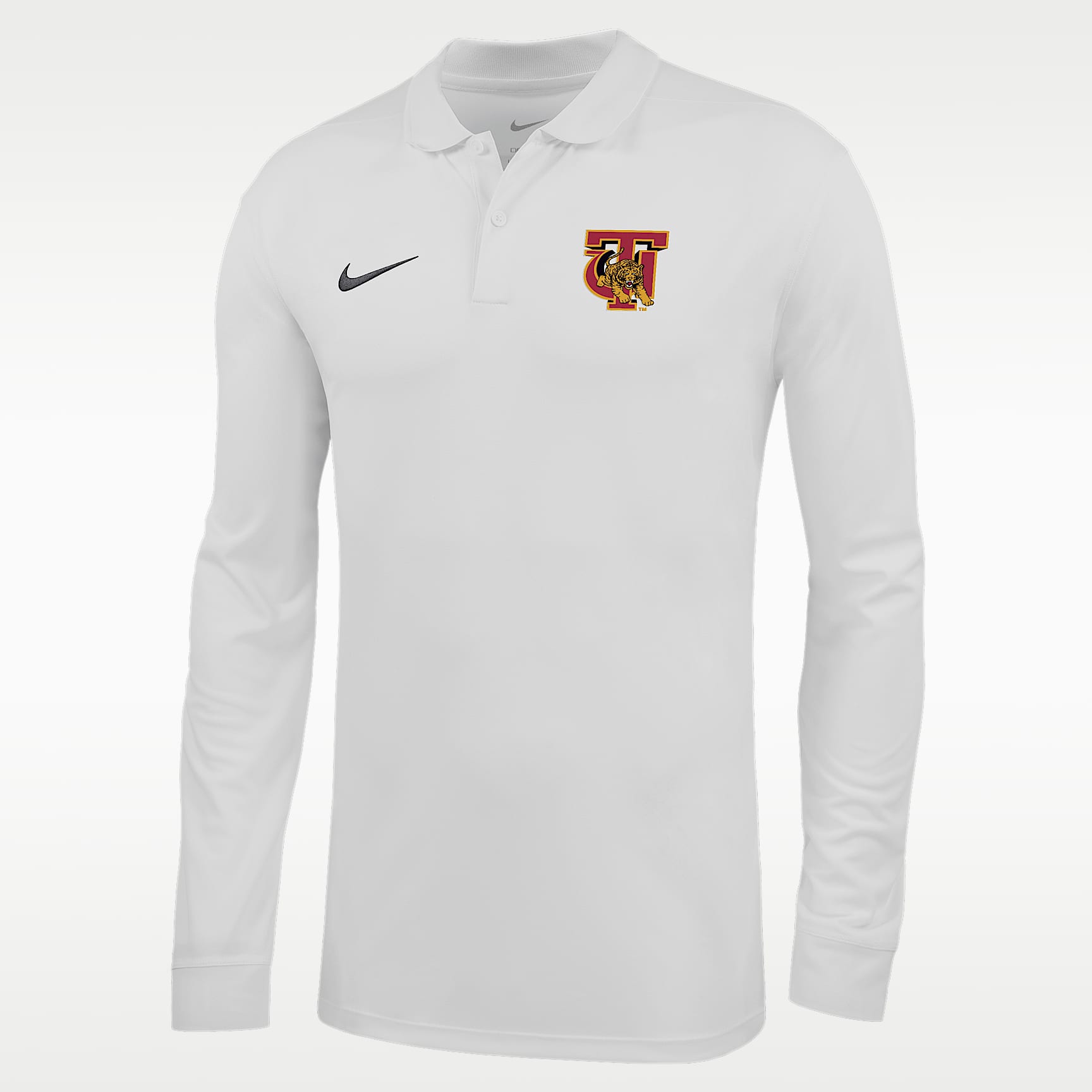 Nike College (Tuskegee University) Men's Dri-FIT Long-Sleeve Polo