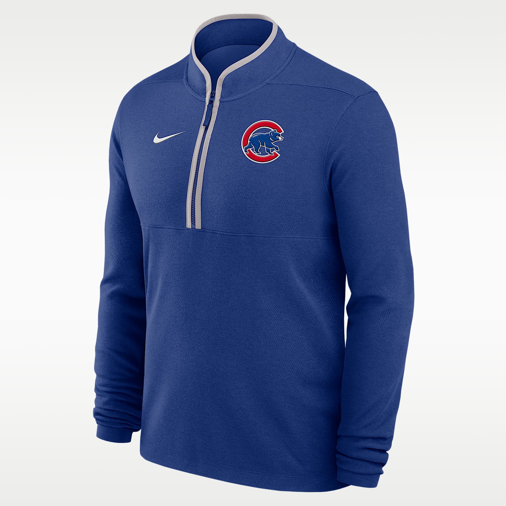Chicago Cubs Victory Men's Nike Dri-FIT MLB 1/2-Zip Long-Sleeve Top