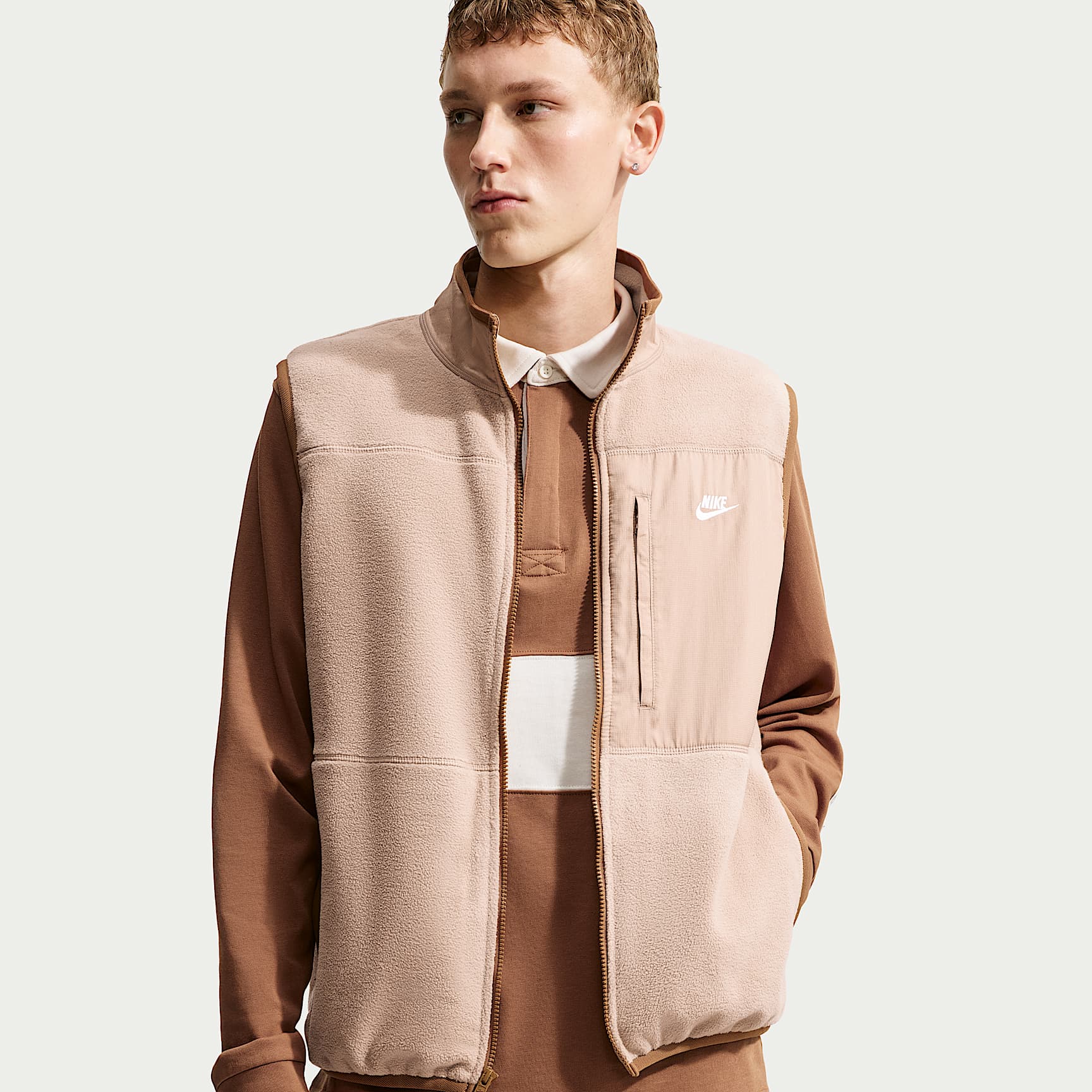 Veste sans manches Therma-FIT Nike Club pour homme