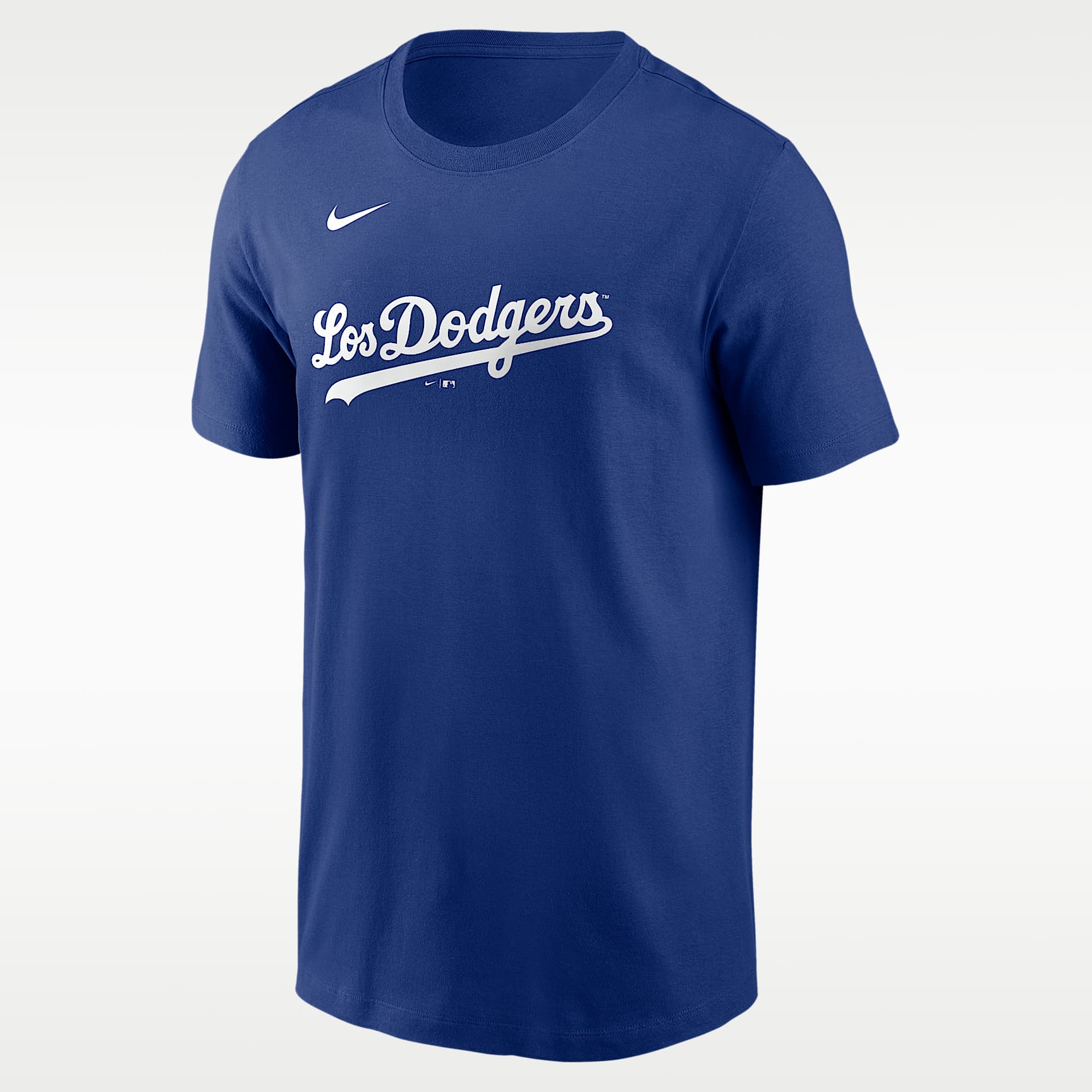 Playera Nike de la MLB para hombre Los Angeles Dodgers City Connect Wordmark