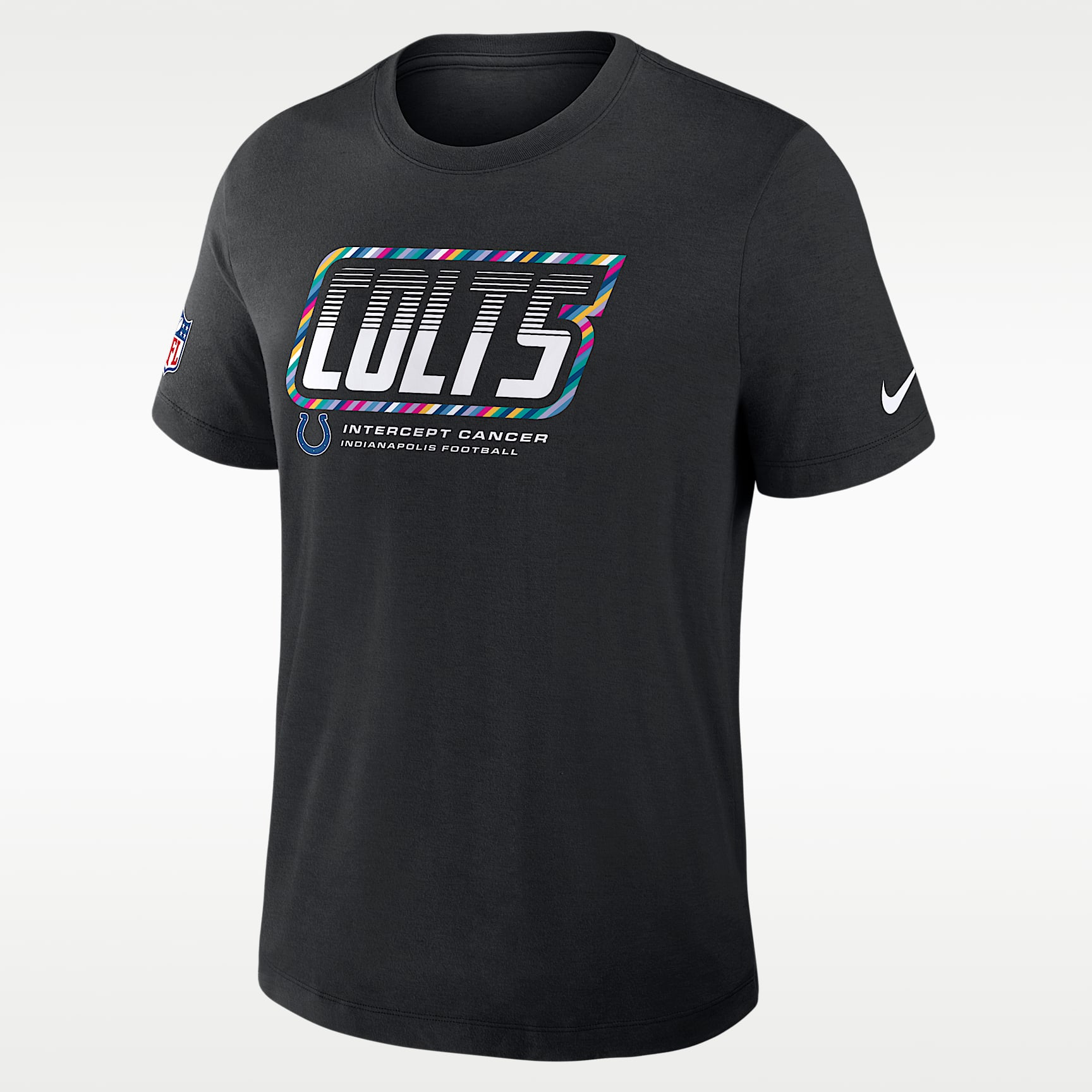 Playera Nike Dri-FIT de la NFL para hombre Indianapolis Colts Crucial Catch Sideline