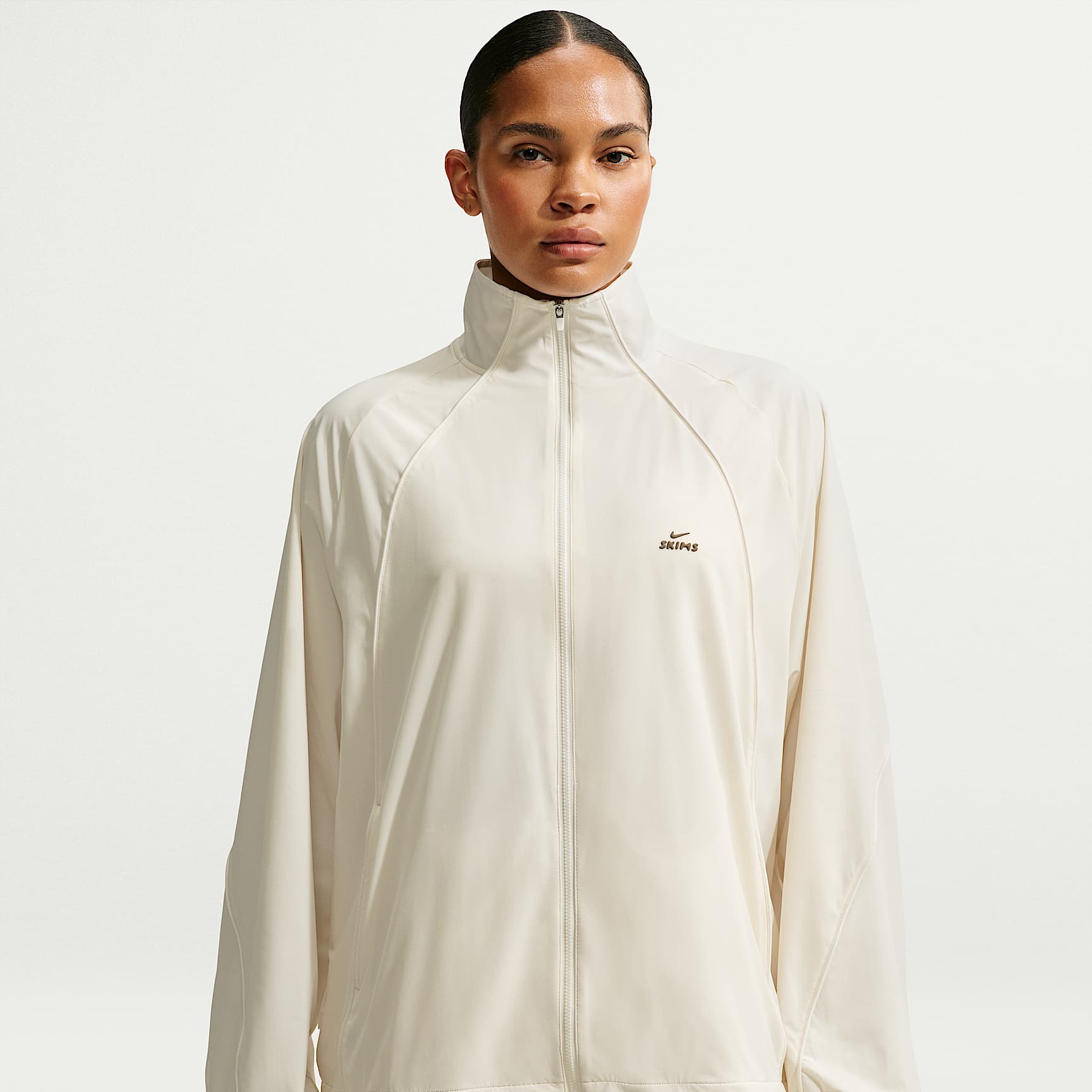 NikeSKIMS Stretch Nylon Women's Oversized Jacket