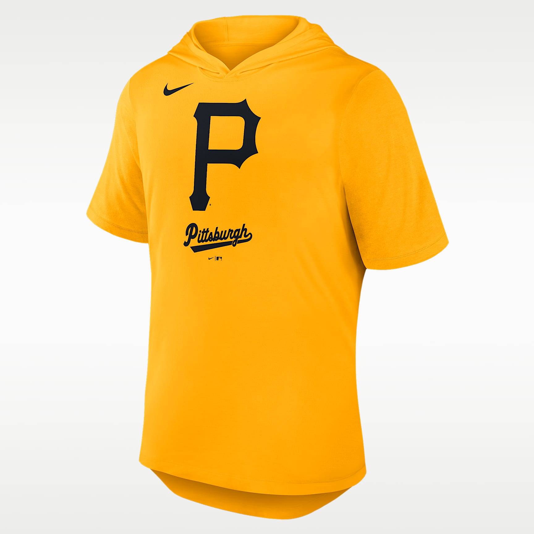 Pittsburgh Pirates Logo Men's Nike Dri-FIT MLB Hooded T-Shirt