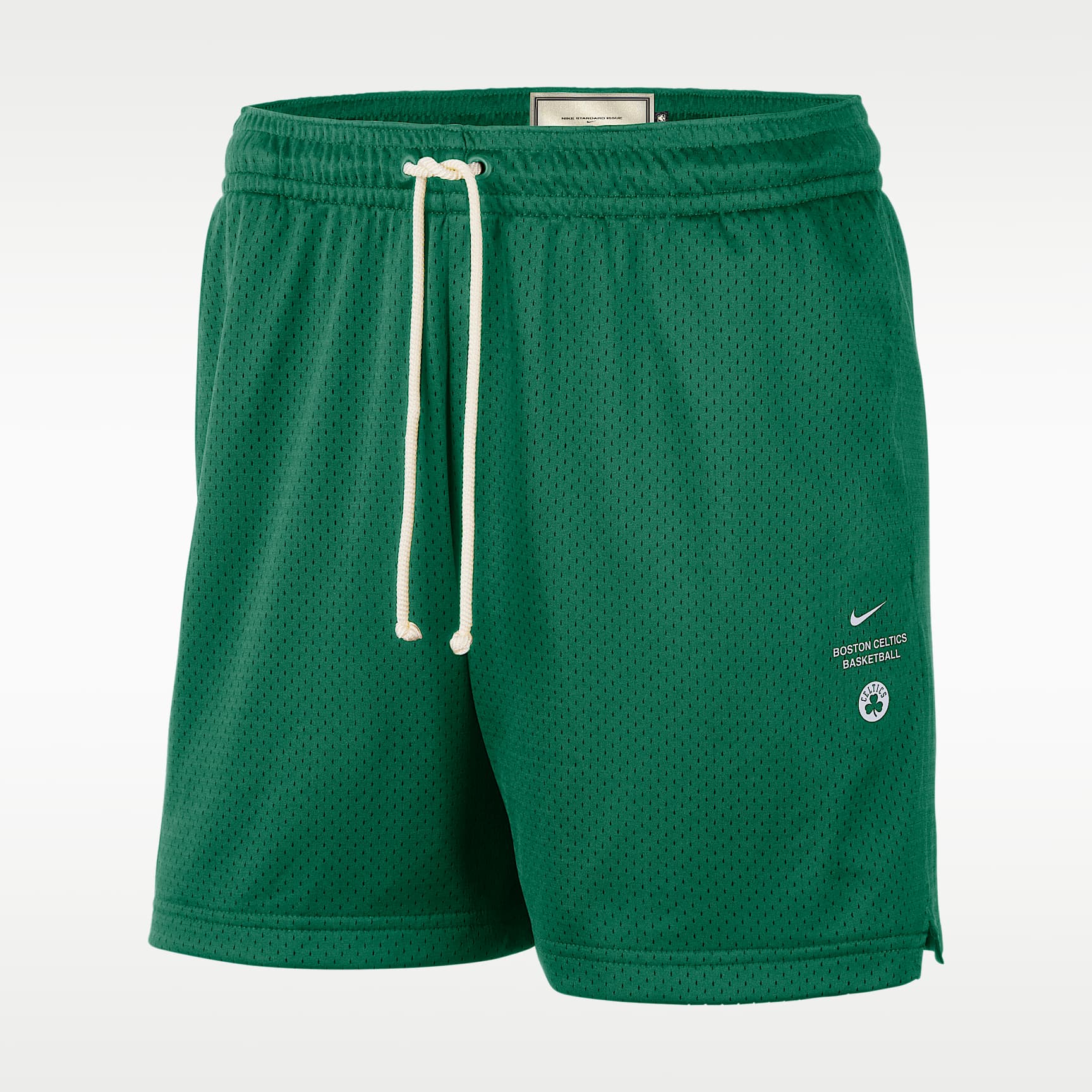 Shorts de básquetbol de malla Dri-FIT de 13 cm para hombre Boston Celtics Standard Issue