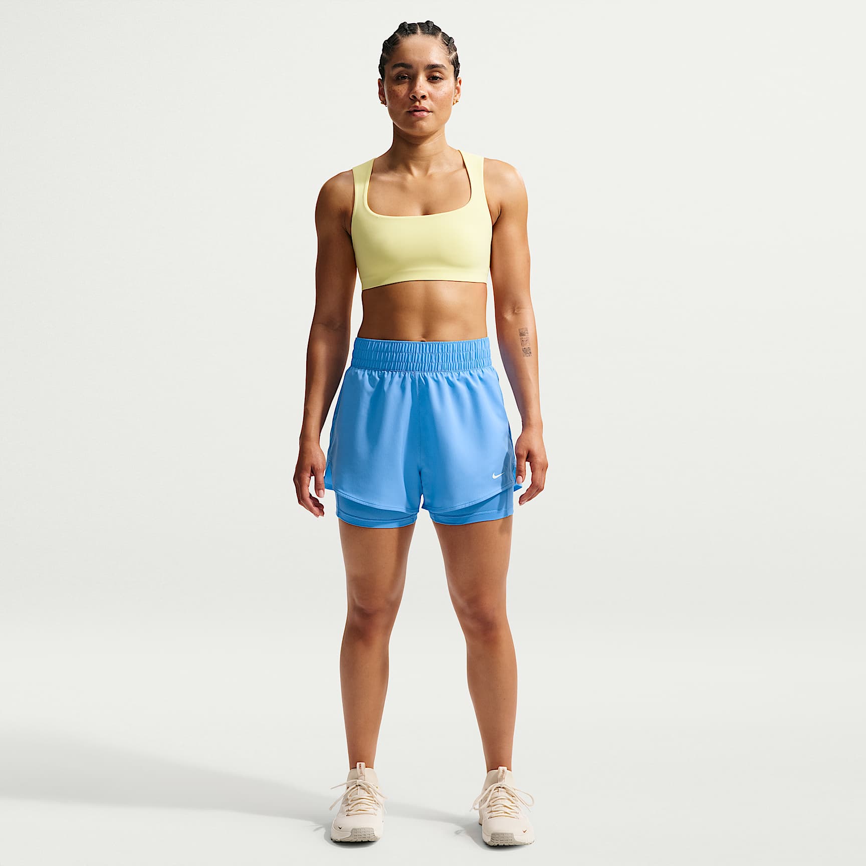 Nike One Women's Dri-FIT High-Waisted 3" 2-in-1 Shorts