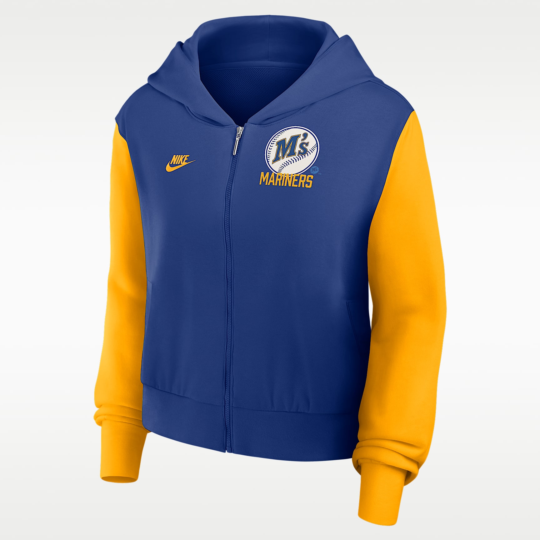 Seattle Mariners Cooperstown Women's Nike MLB Full-Zip Hoodie