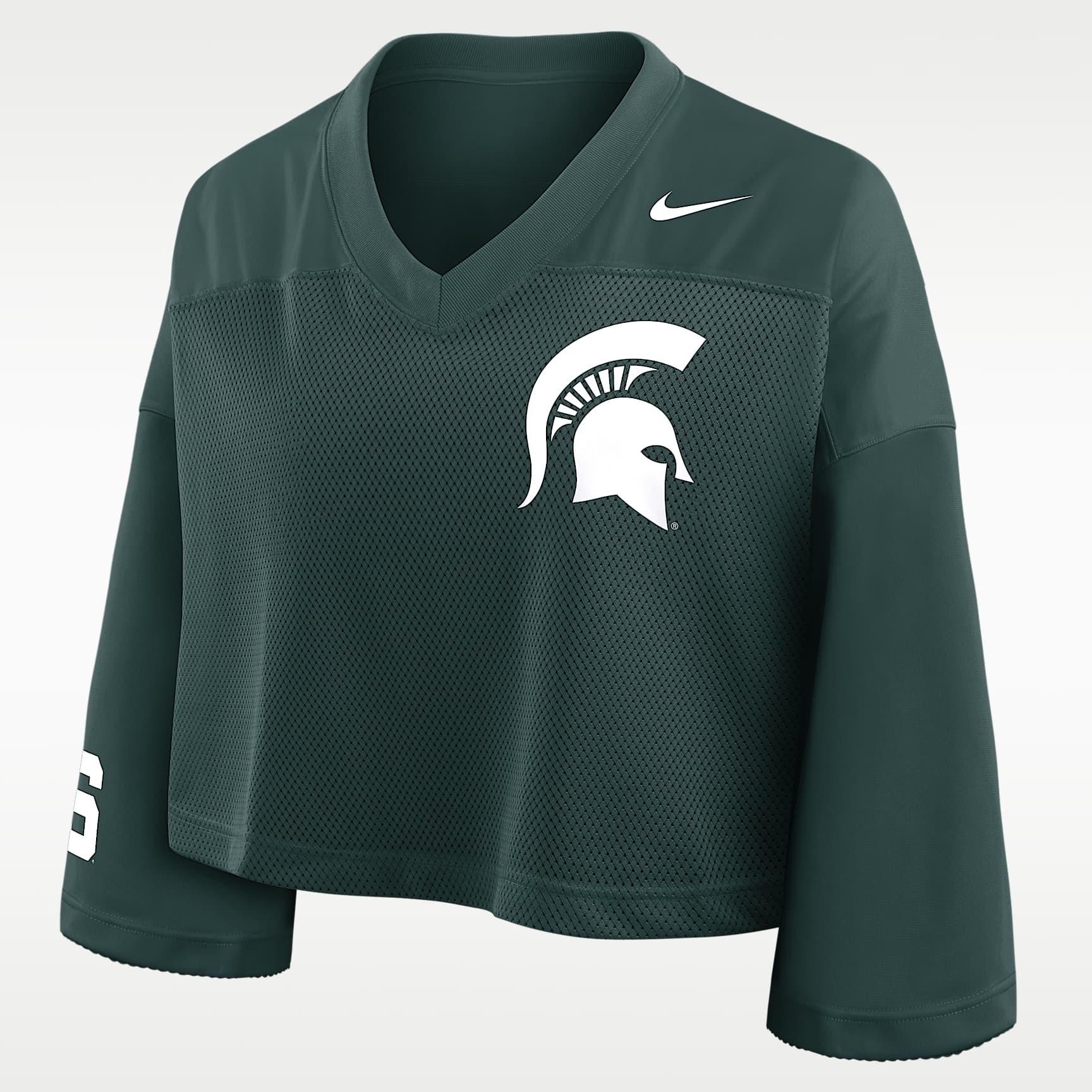 Michigan State Jersey Women's Nike Dri-FIT College Cropped Top