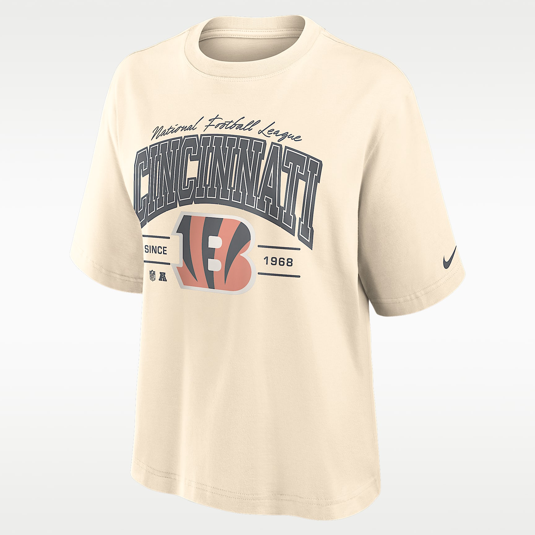 Cincinnati Bengals Vintage Mod Boxy Women's Nike NFL T-Shirt