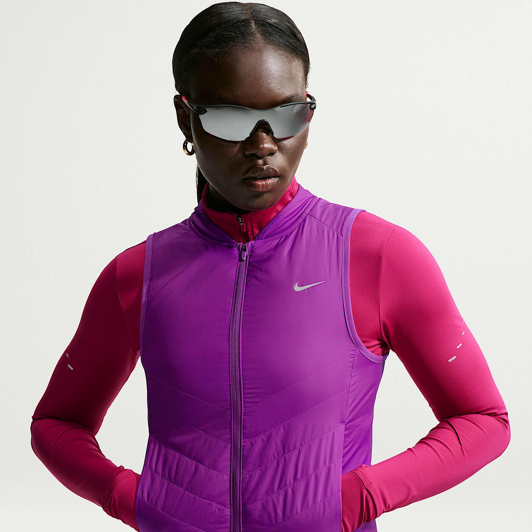 Veste de running chaude Nike Tempo Repel pour femme