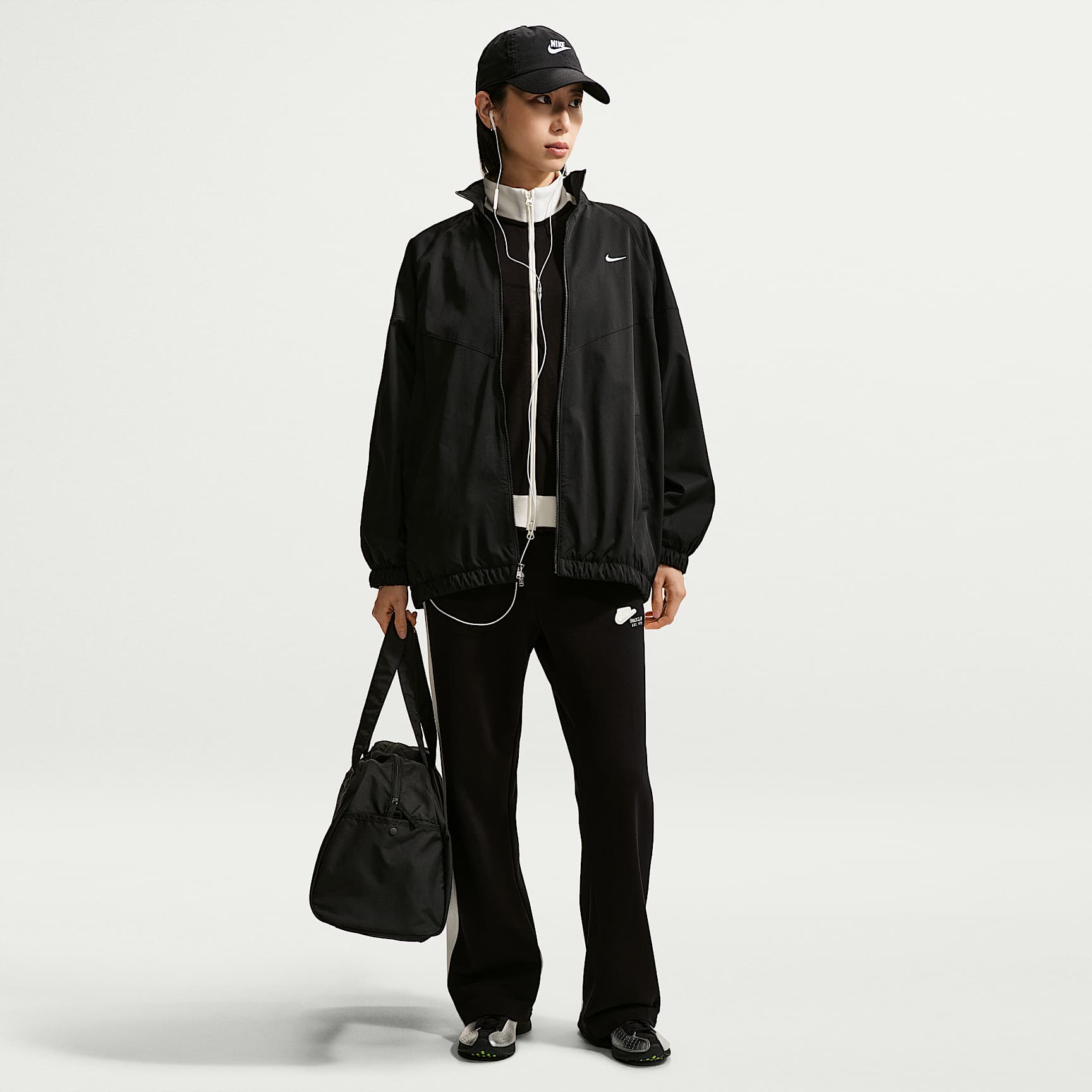 Nike Studio Fleece Lightweight 'French Terry' Women's Mid-Rise Tracksuit Bottoms