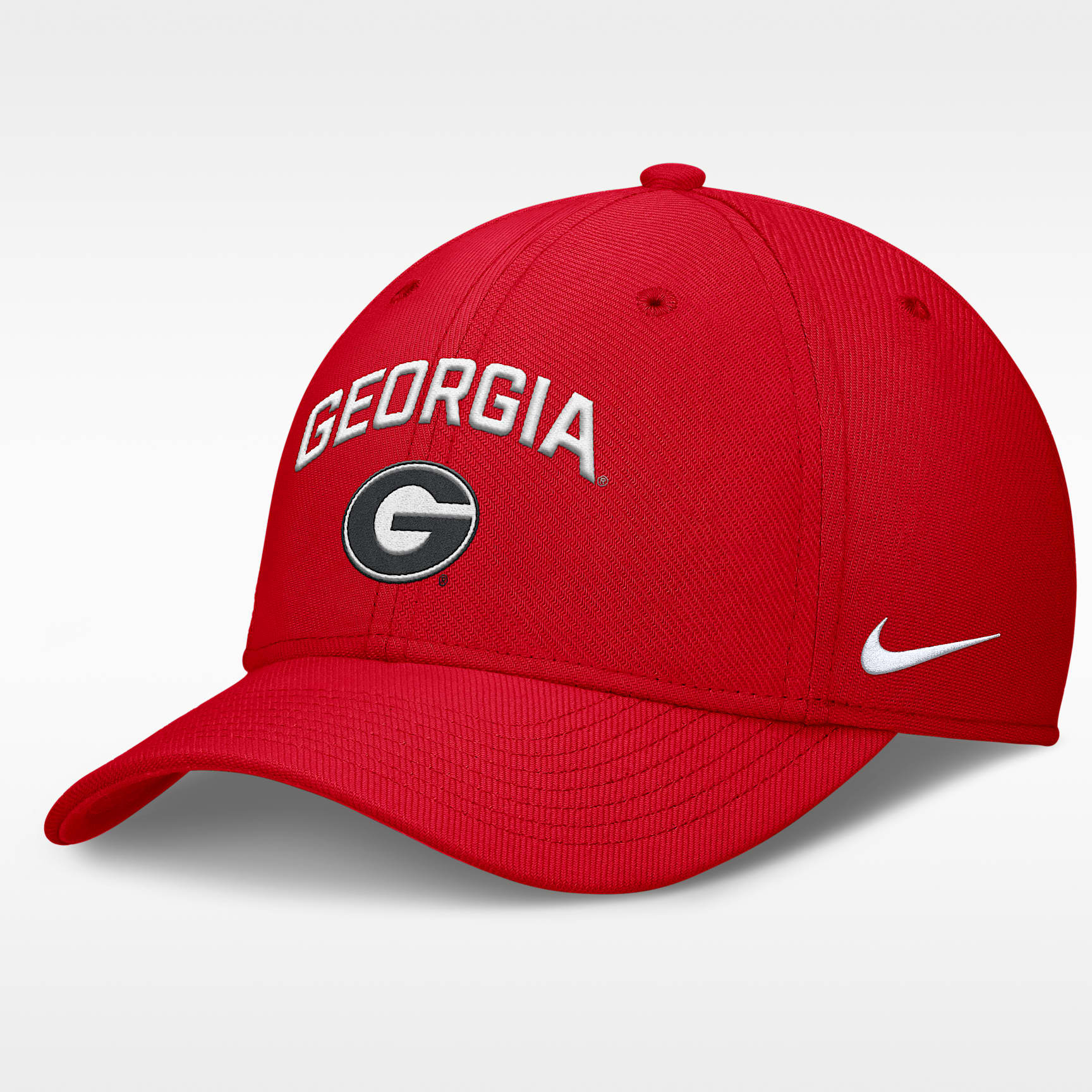 Georgia On-Field Rise Swoosh Men's Nike Dri-FIT College Hat