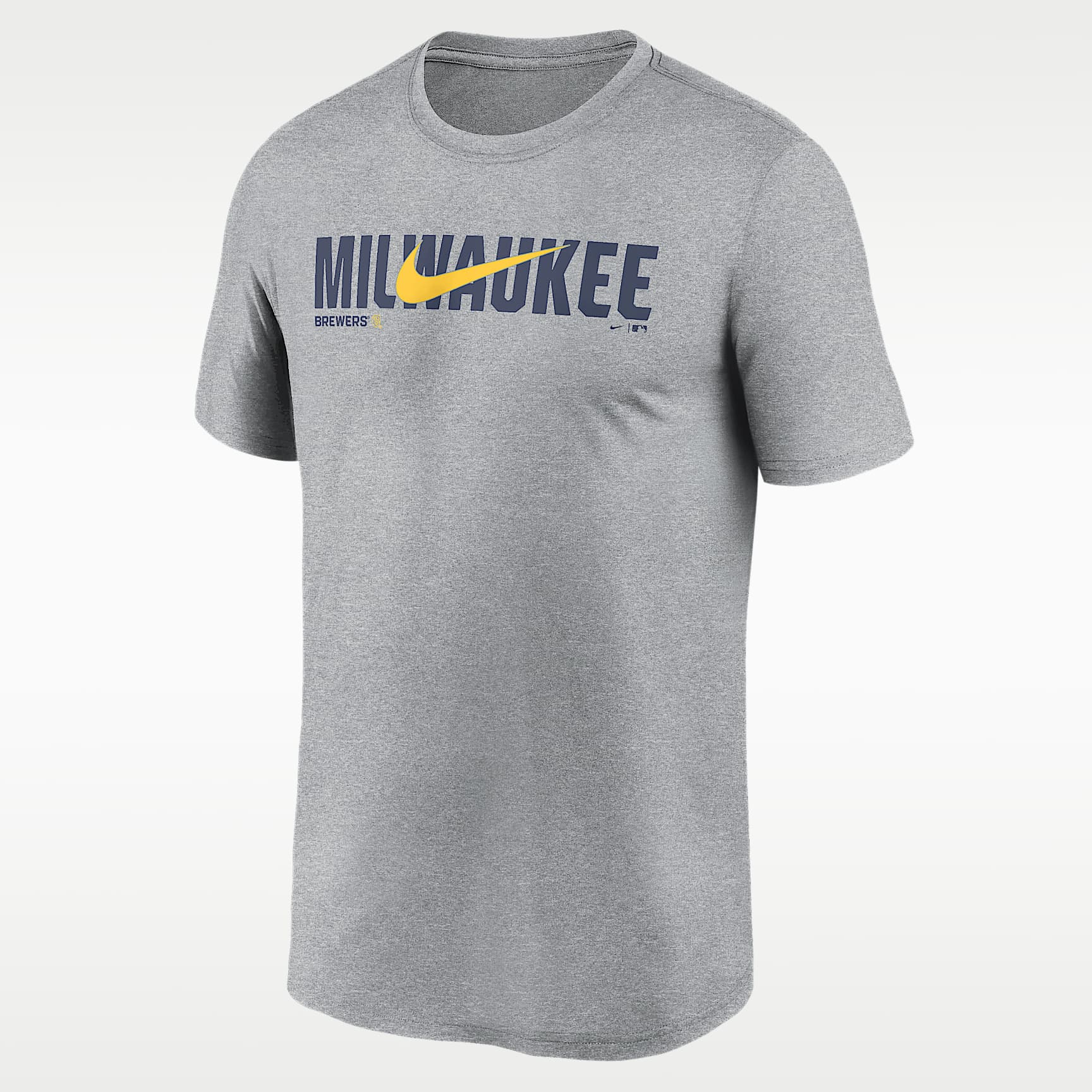 Milwaukee Brewers Swoosh Legend Men's Nike Dri-FIT MLB T-Shirt