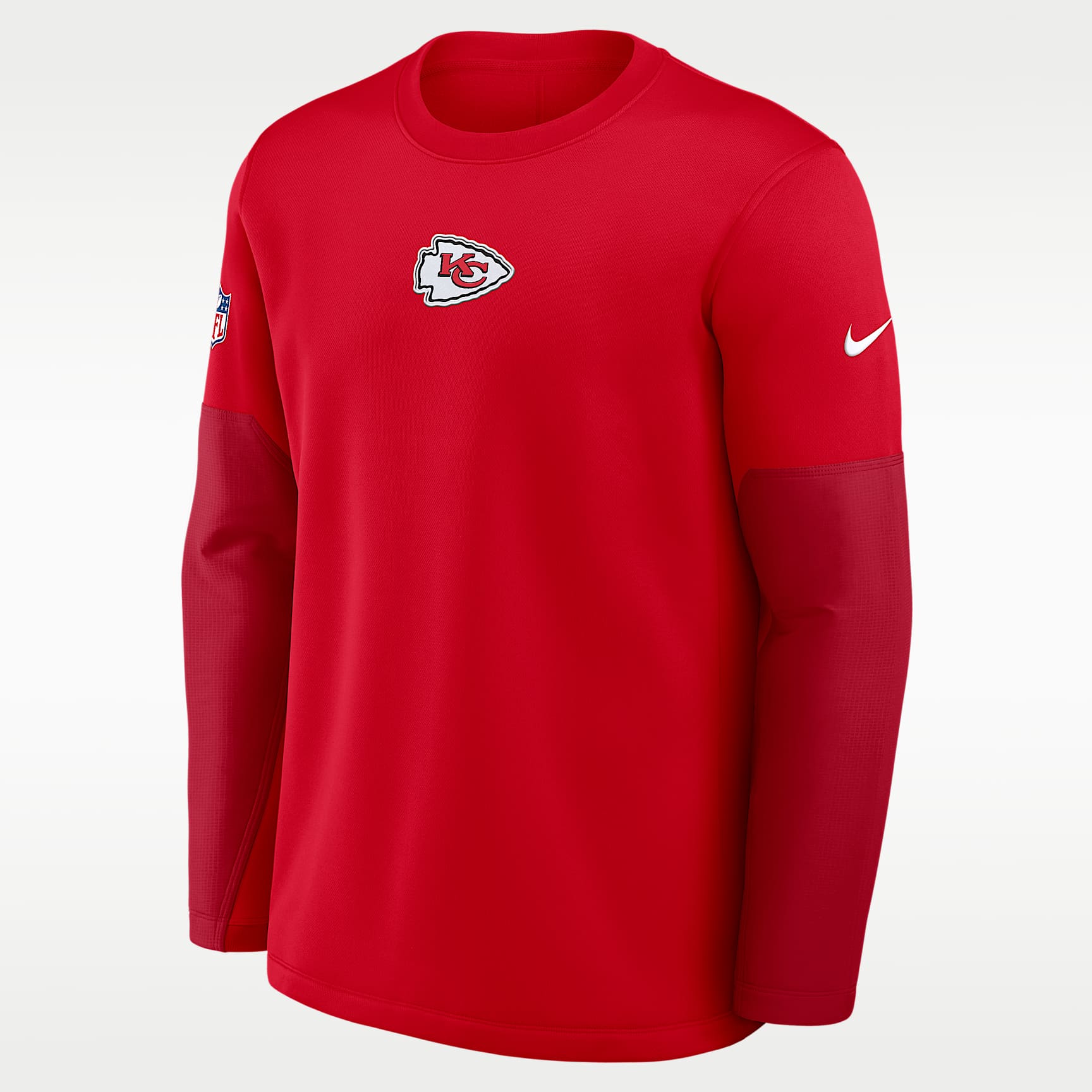 Kansas City Chiefs Scripted To Win Sideline Coach Men's Nike Therma-FIT NFL Long-Sleeve T-Shirt