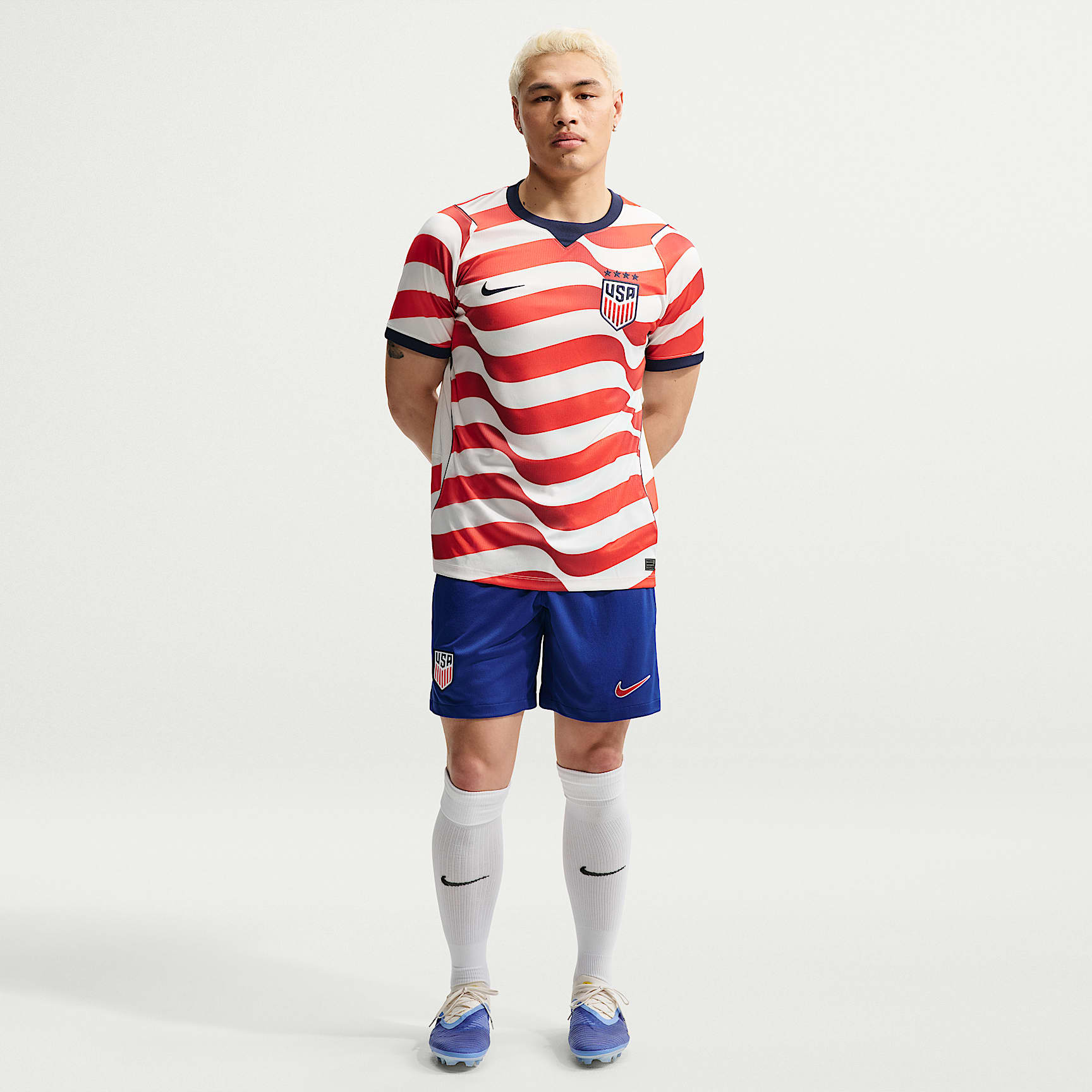 Shorts de fútbol Nike Dri-FIT Replica para hombre USMNT local 2025 Stadium (equipo masculino)