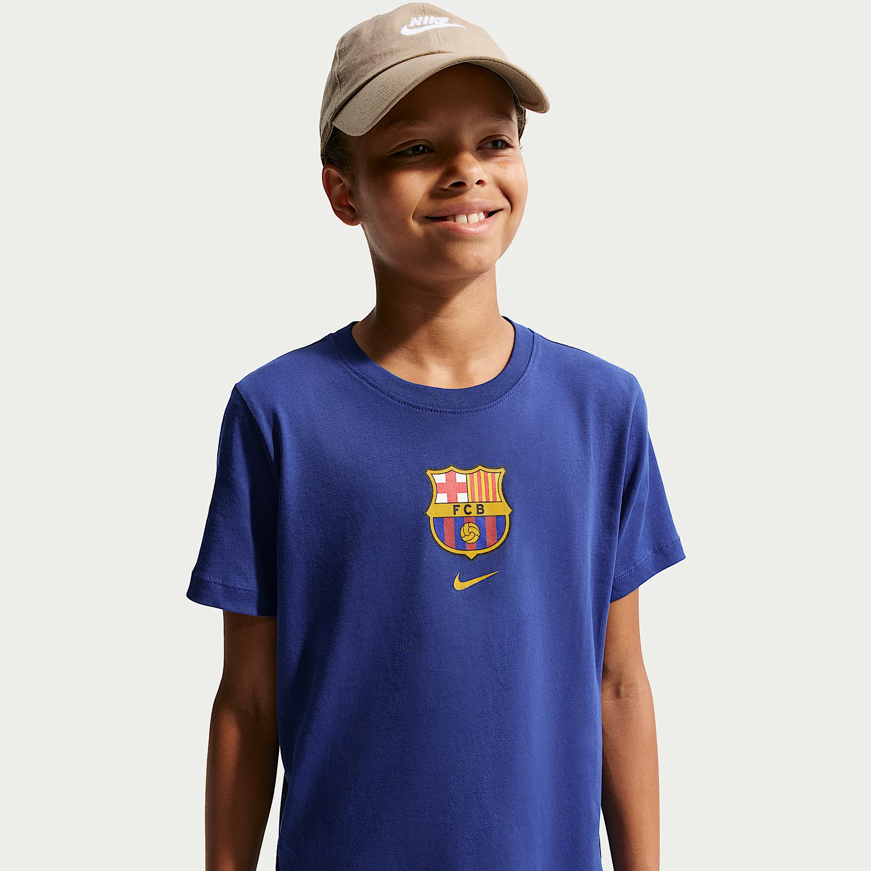 T-shirt da calcio Nike FC Barcelona – Ragazzo/a