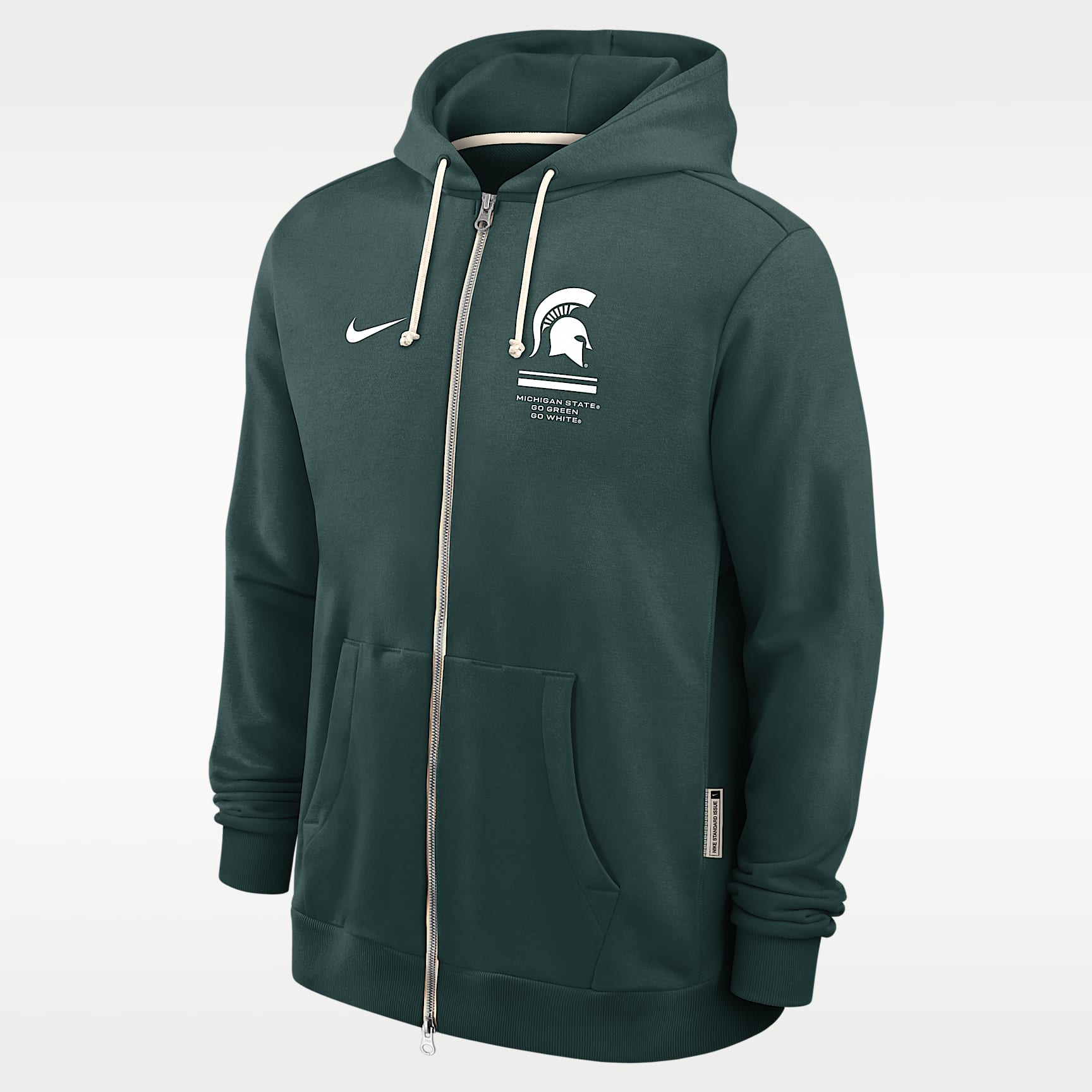 Michigan State Sideline Standard Issue Men's Nike Dri-FIT College Full-Zip Hoodie