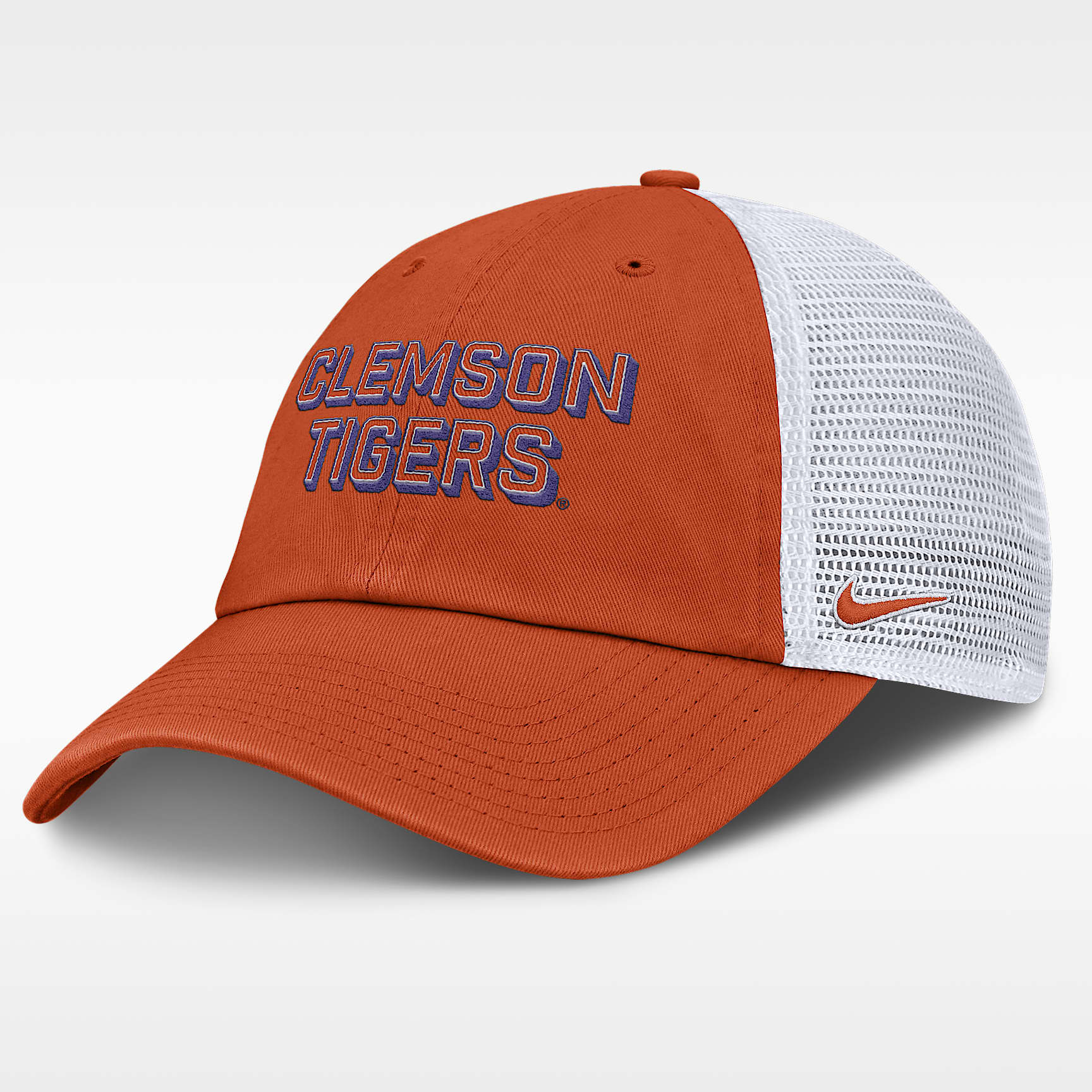 Clemson On-Field Club Gameday Men's Nike College Trucker Adjustable Hat